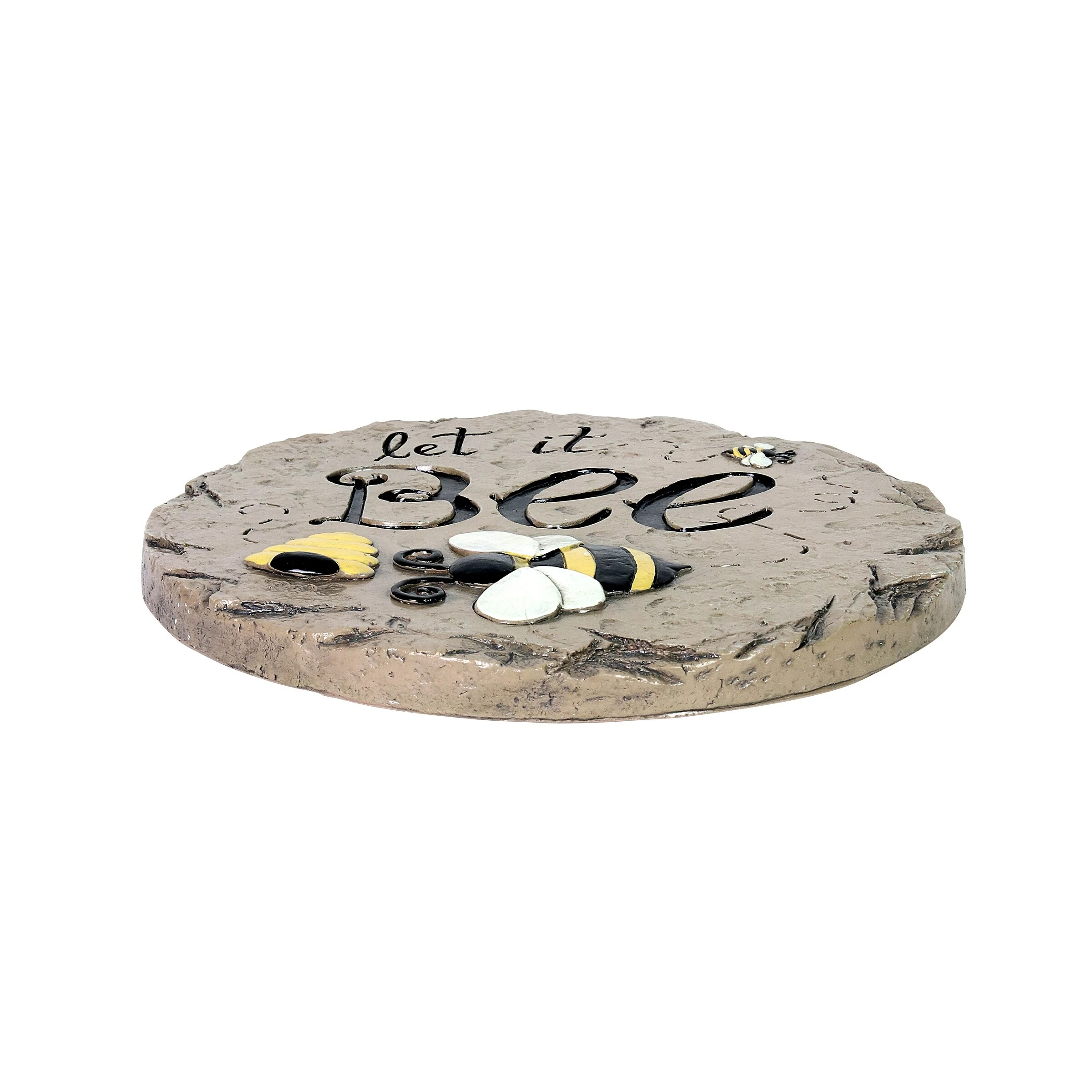 Outlet π Budget π Exhart Let It Bee Cement Stepping Stone, 10 Inches π π - Image 7