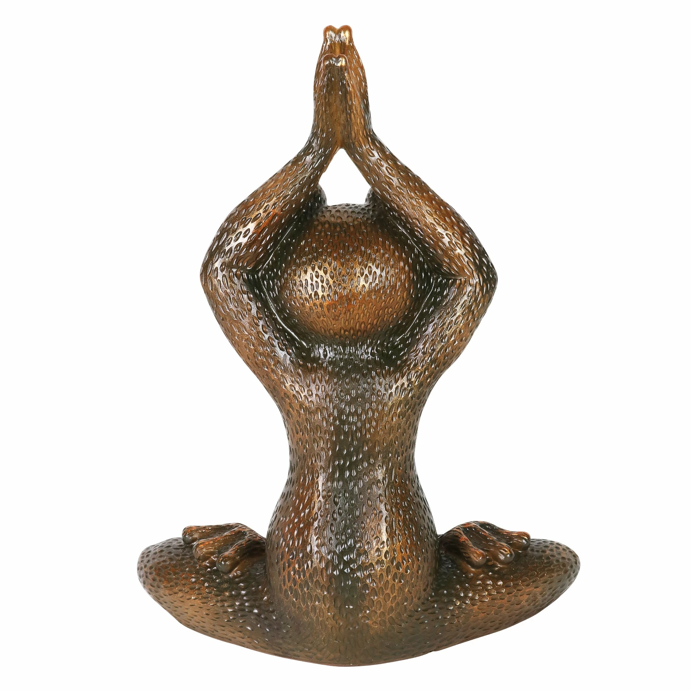 Outlet π Best Sale π Exhart Meditating Bronze Yoga Frog Garden Statue, 17 Inch π π₯° - Image 9
