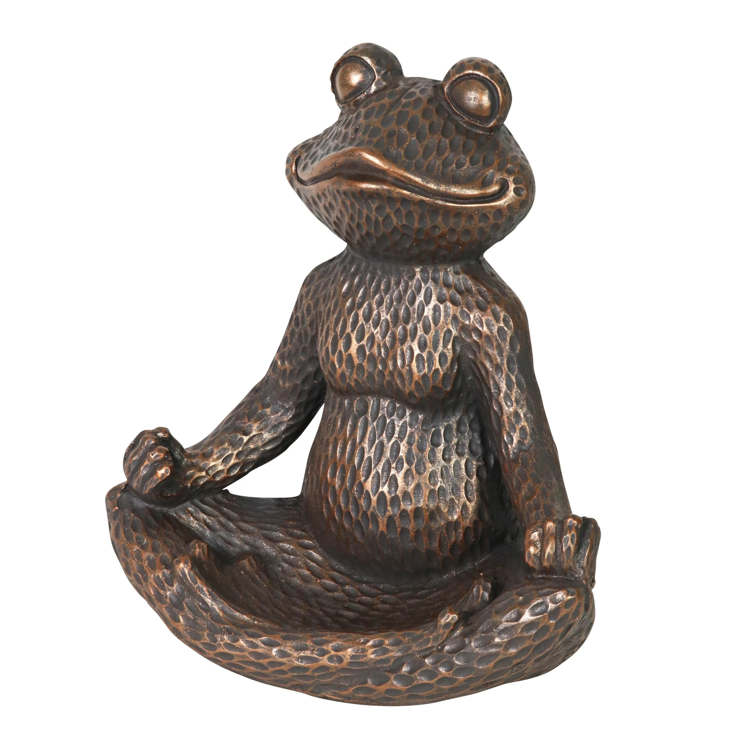 Discount π Budget π Exhart Meditating Yoga Frog Bird Feeder Or Decorative Bowl In Bronze Finish, 16 Inch π π€© - Image 7