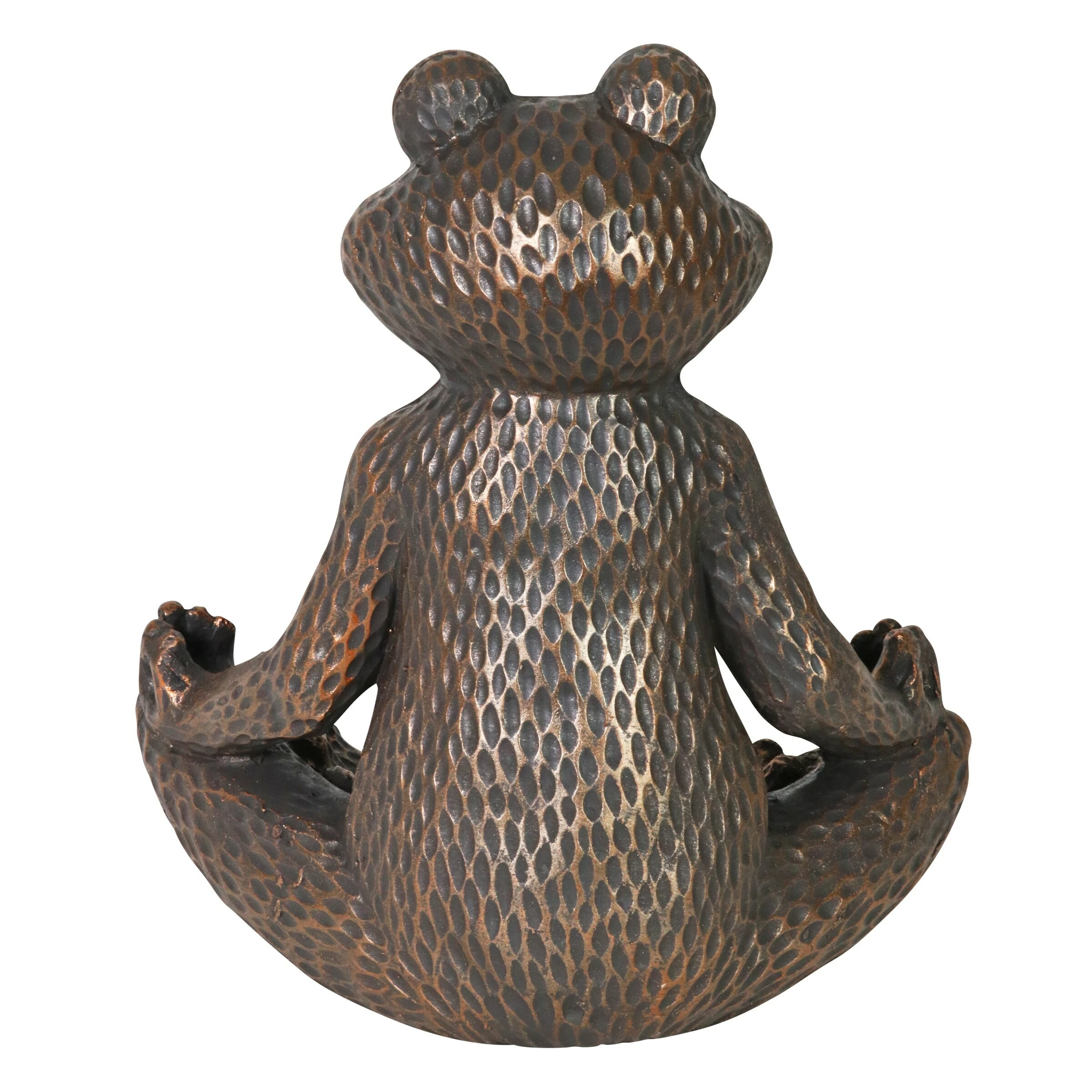 Discount π Budget π Exhart Meditating Yoga Frog Bird Feeder Or Decorative Bowl In Bronze Finish, 16 Inch π π€© - Image 8