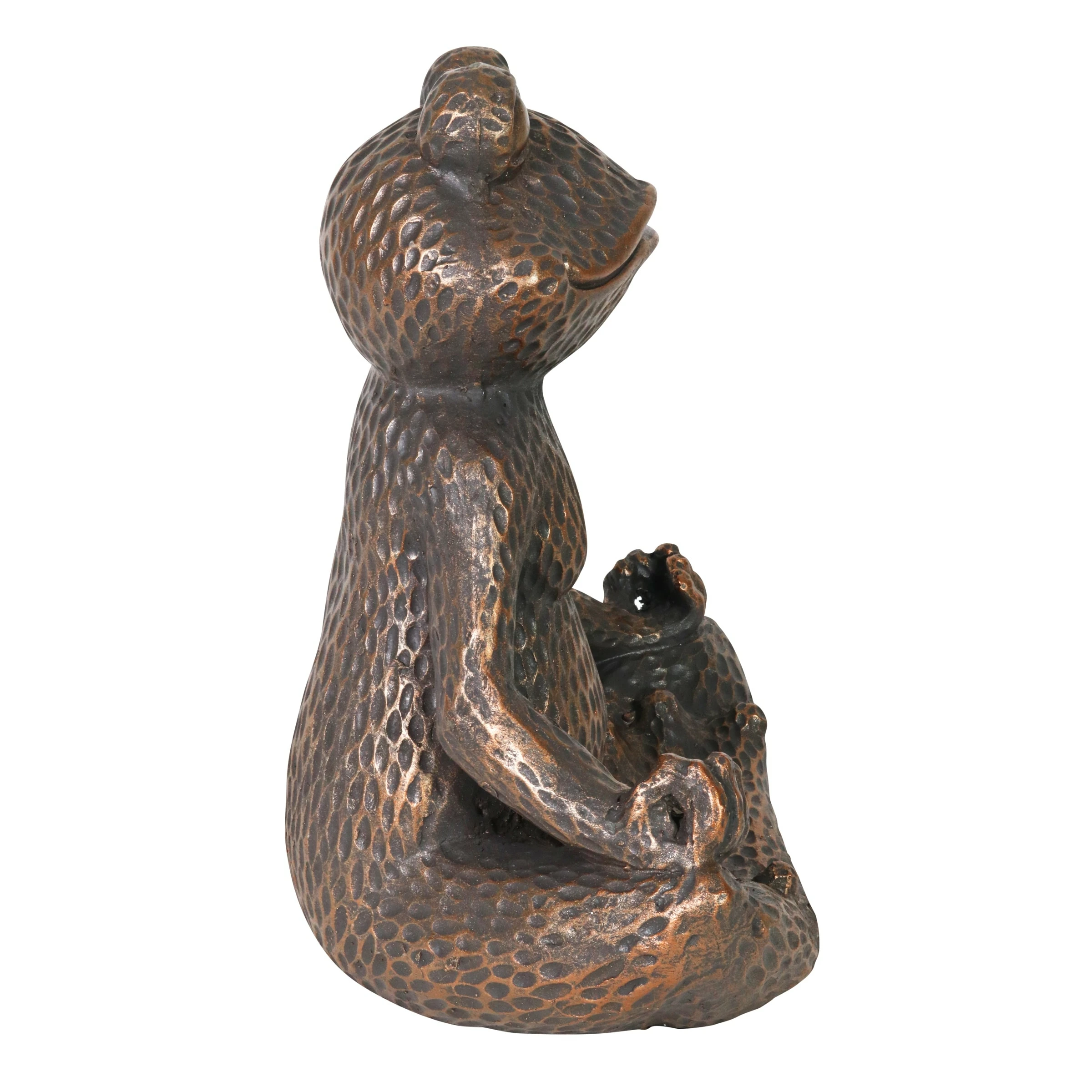 Discount π Budget π Exhart Meditating Yoga Frog Bird Feeder Or Decorative Bowl In Bronze Finish, 16 Inch π π€© - Image 9