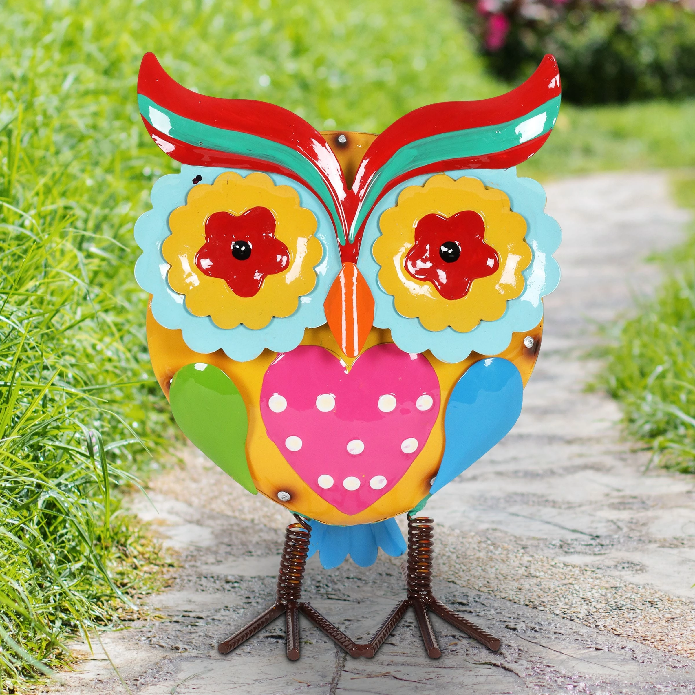 Outlet π Brand new π₯ Exhart Metal Painted Owl Decor, 10 Inch β¨ β - Image 2