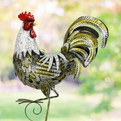 Flash Sale 🤩 Best reviews of 👍 Exhart Metal Rooster Garden Statue 🌟 😀