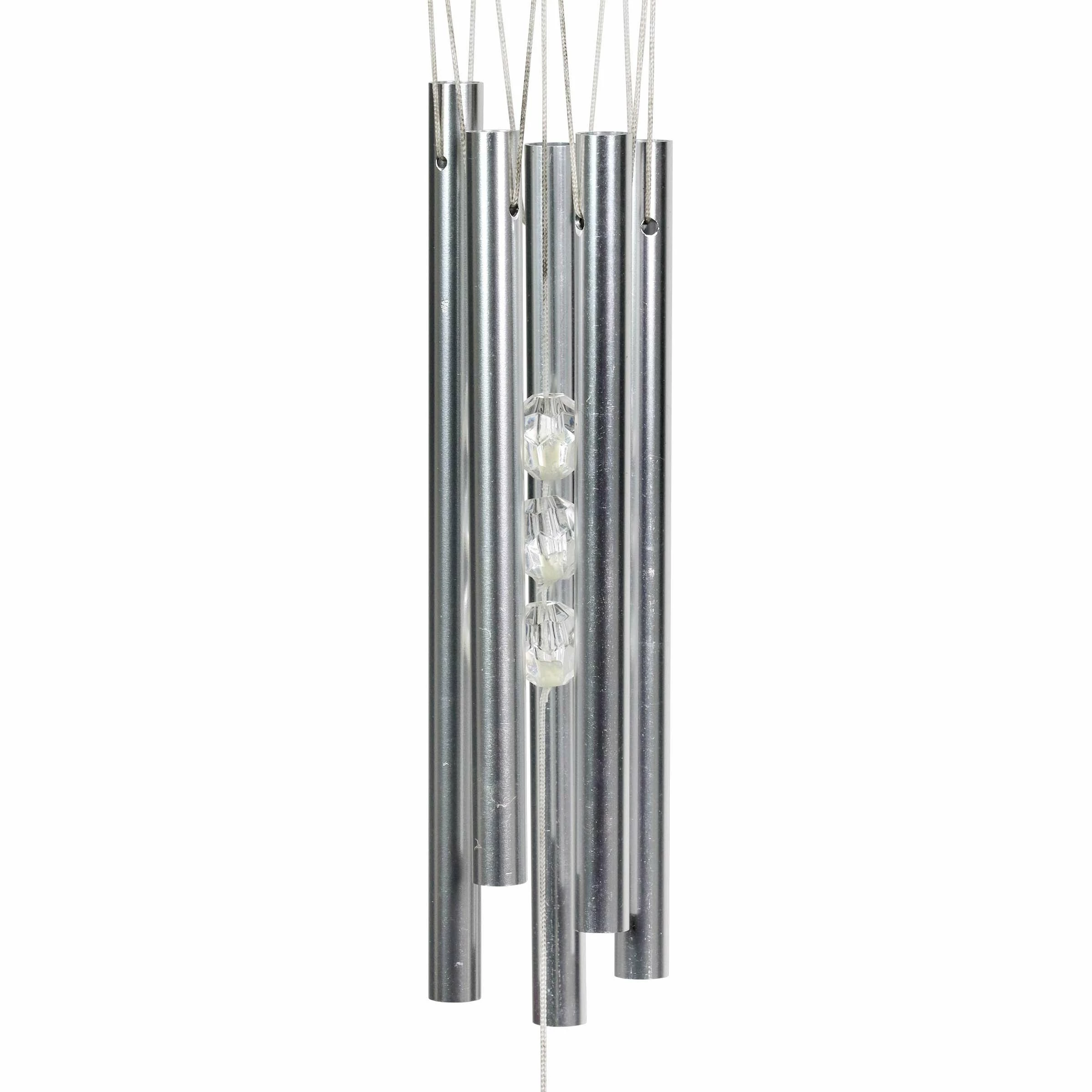 Cheap π Best Sale π Exhart Nesting Cardinals With Flowers Hand Painted Resin Hanging Wind Chime, 6 By 28 Inches β π - Image 5