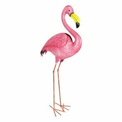 Buy π₯° Best Sale π Exhart Pink Metal Flamingo Garden Statuary, 19 By 40 Inches β βοΈ