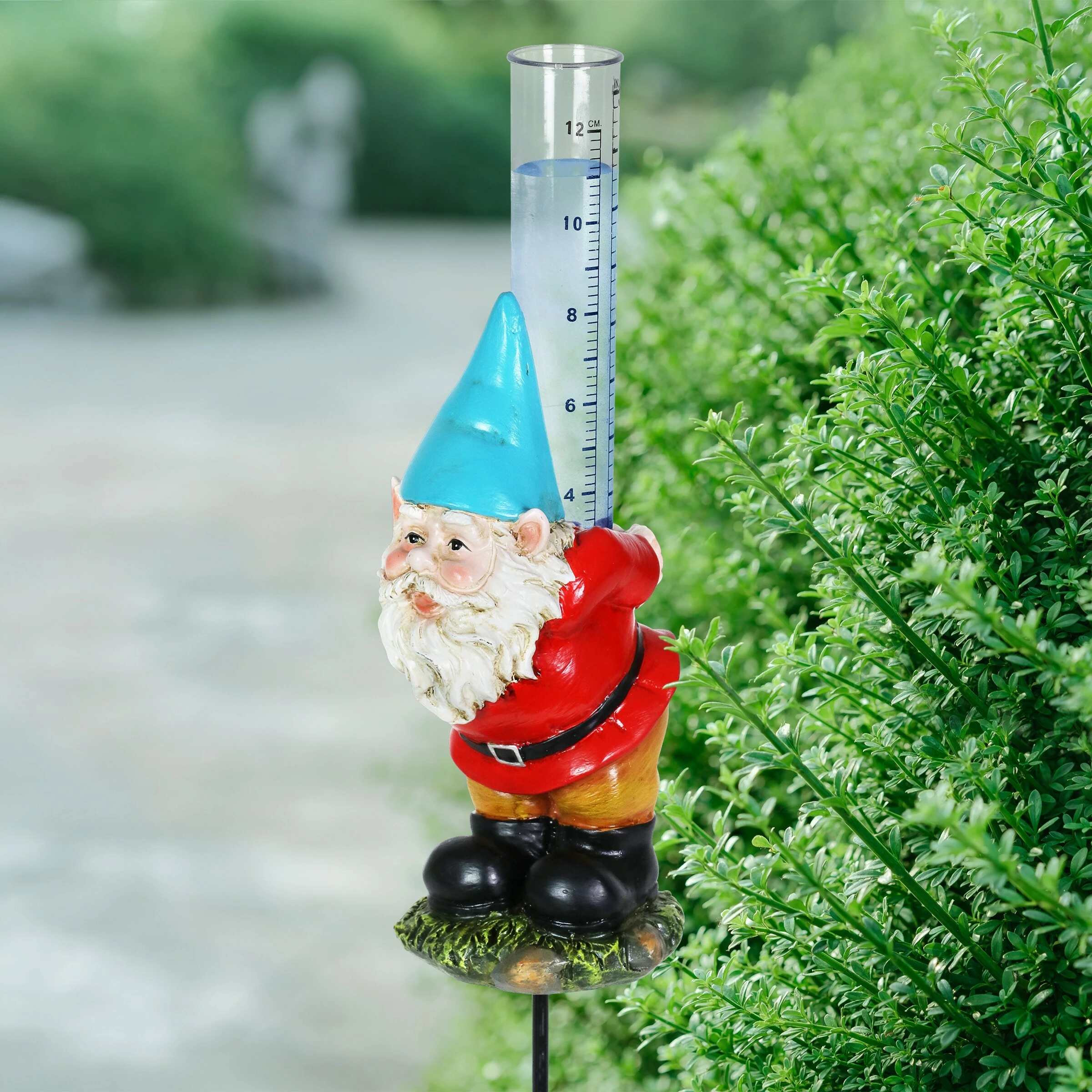 Cheapest π Promo β Exhart Rain Gauge Blue Hat Gnome Plant Stake, 3 By 16 Inches π π