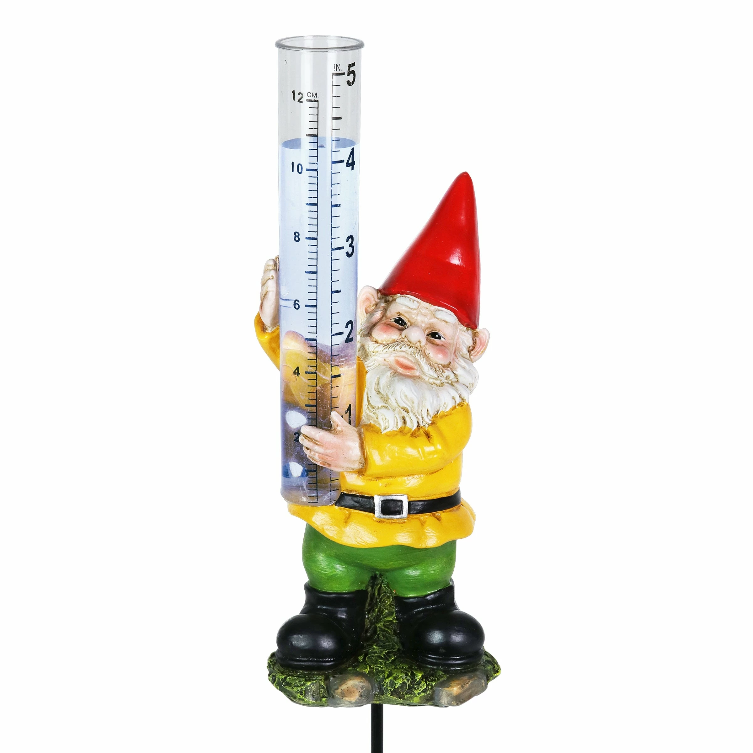 Cheapest π Coupon π Exhart Rain Gauge Red Hat Gnome Plant Stake, 3 By 16 Inches π π€© - Image 2