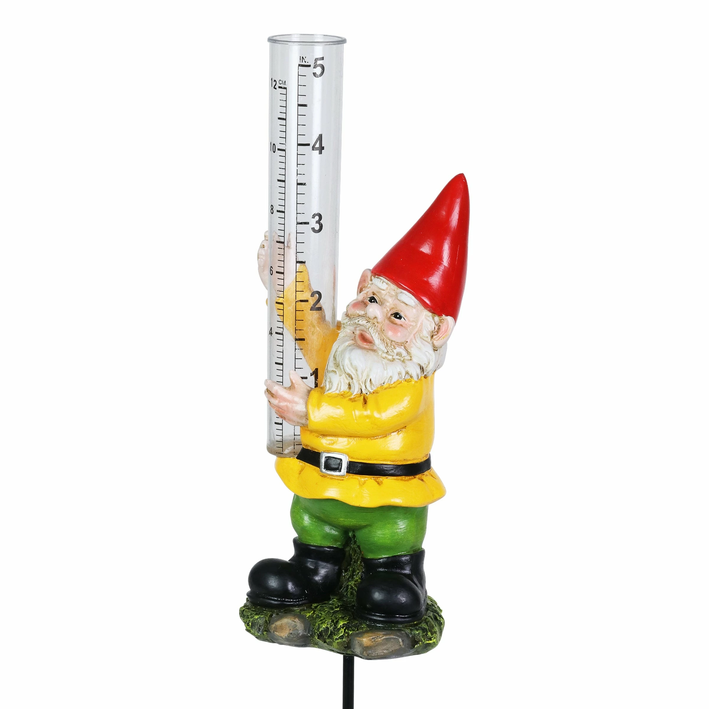 Cheapest π Coupon π Exhart Rain Gauge Red Hat Gnome Plant Stake, 3 By 16 Inches π π€© - Image 6