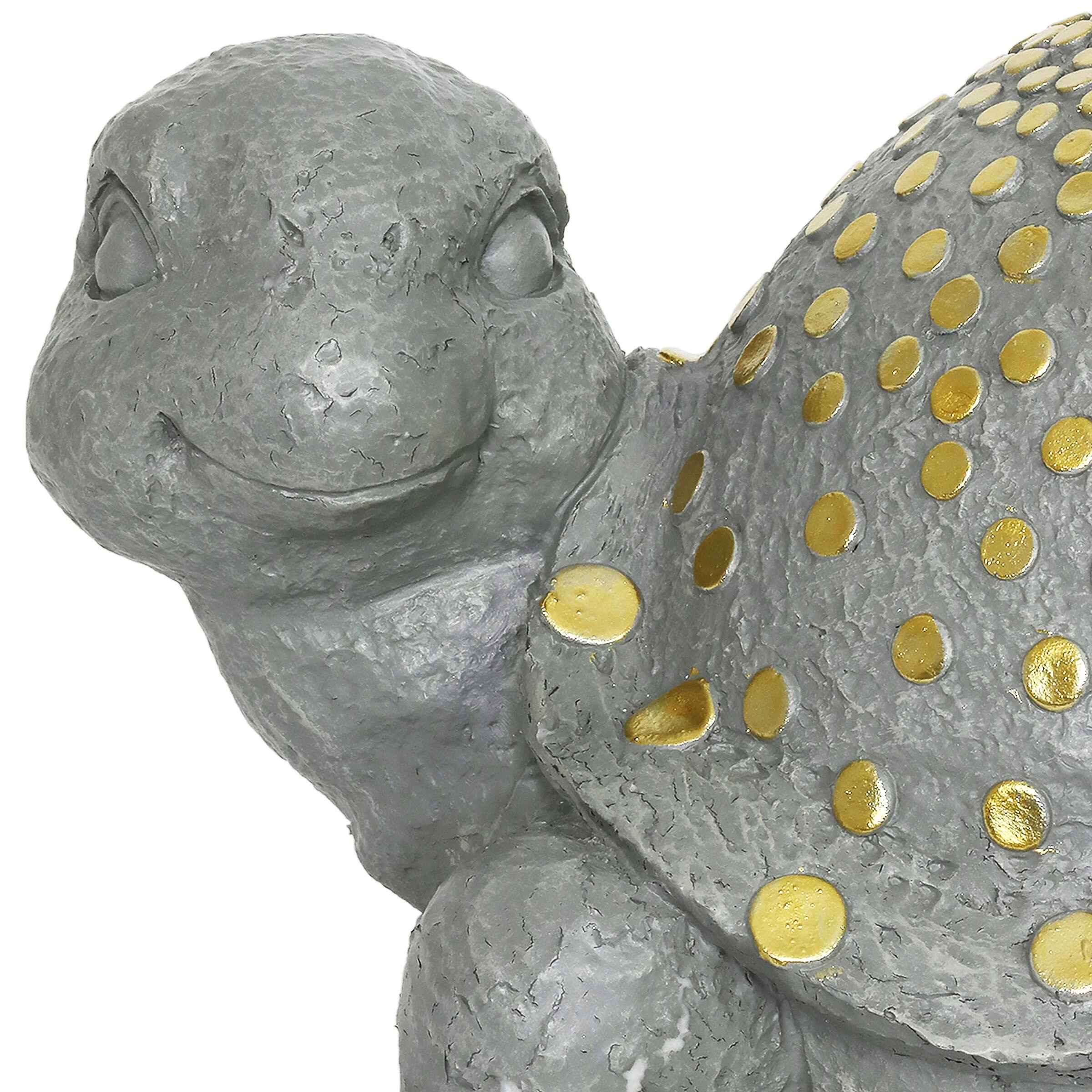 Flash Sale β¨ Promo π― Exhart Resin Turtle Statue With Gold Accents, 8 By 14 Inches β€οΈ π 5 Flash Sale β¨ Promo π― Exhart Resin Turtle Statue With Gold Accents, 8 By 14 Inches β€οΈ π - Image 3