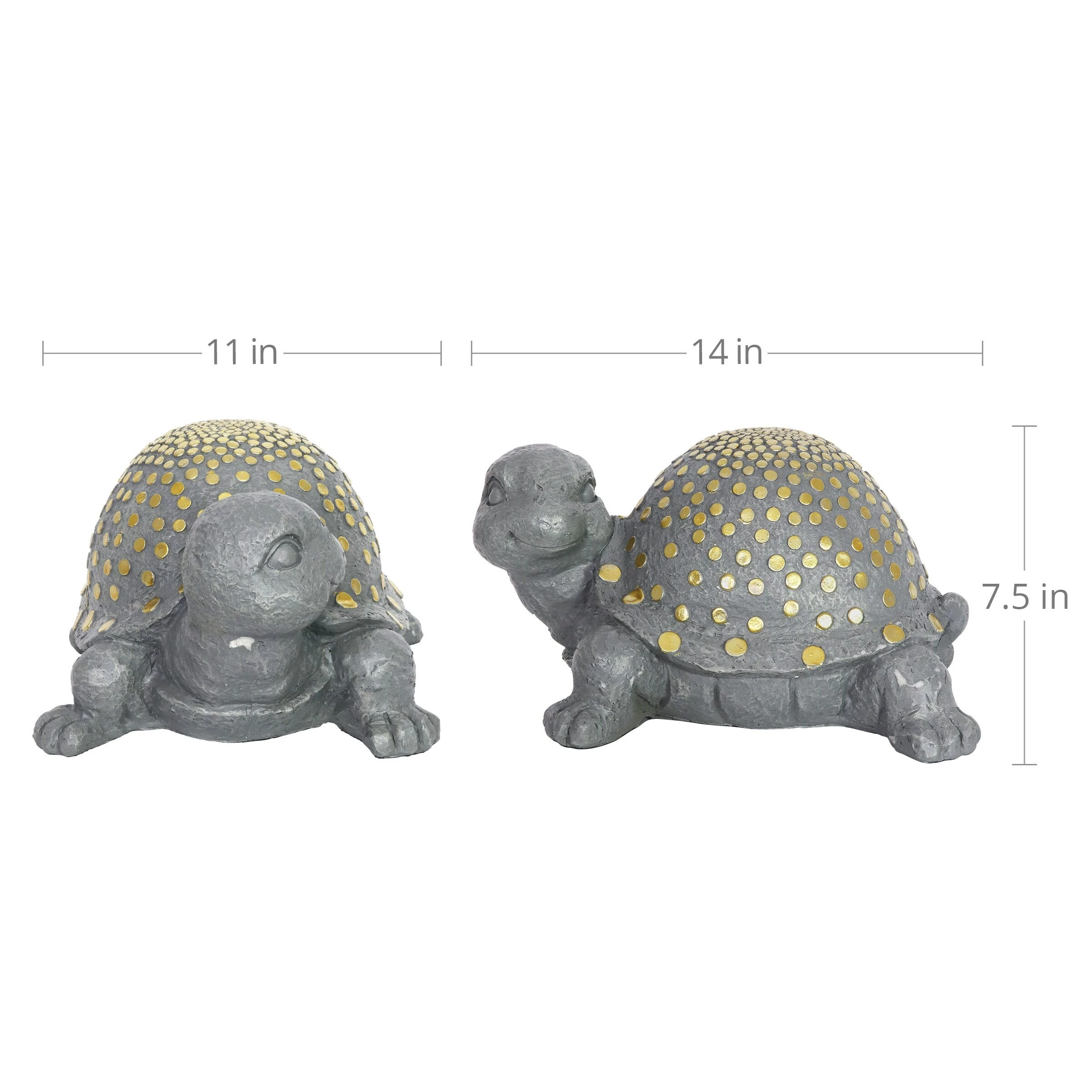 Flash Sale β¨ Promo π― Exhart Resin Turtle Statue With Gold Accents, 8 By 14 Inches β€οΈ π 10 Flash Sale β¨ Promo π― Exhart Resin Turtle Statue With Gold Accents, 8 By 14 Inches β€οΈ π - Image 8