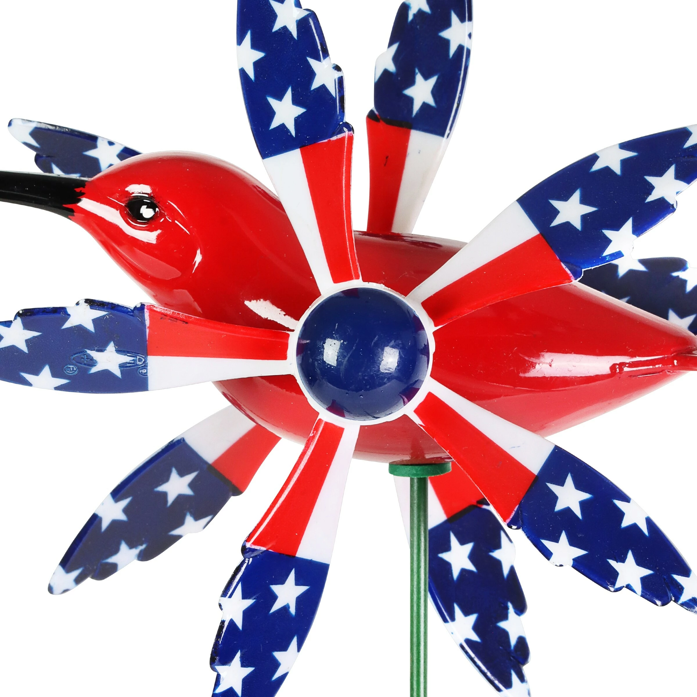 Best deal β€οΈ Cheap β Exhart Set Of 3 Patriotic WindyWings Garden Stakes In Butterfly, Hummingbird Whirligig And Eagle, 7 By 30 Inches π π - Image 7