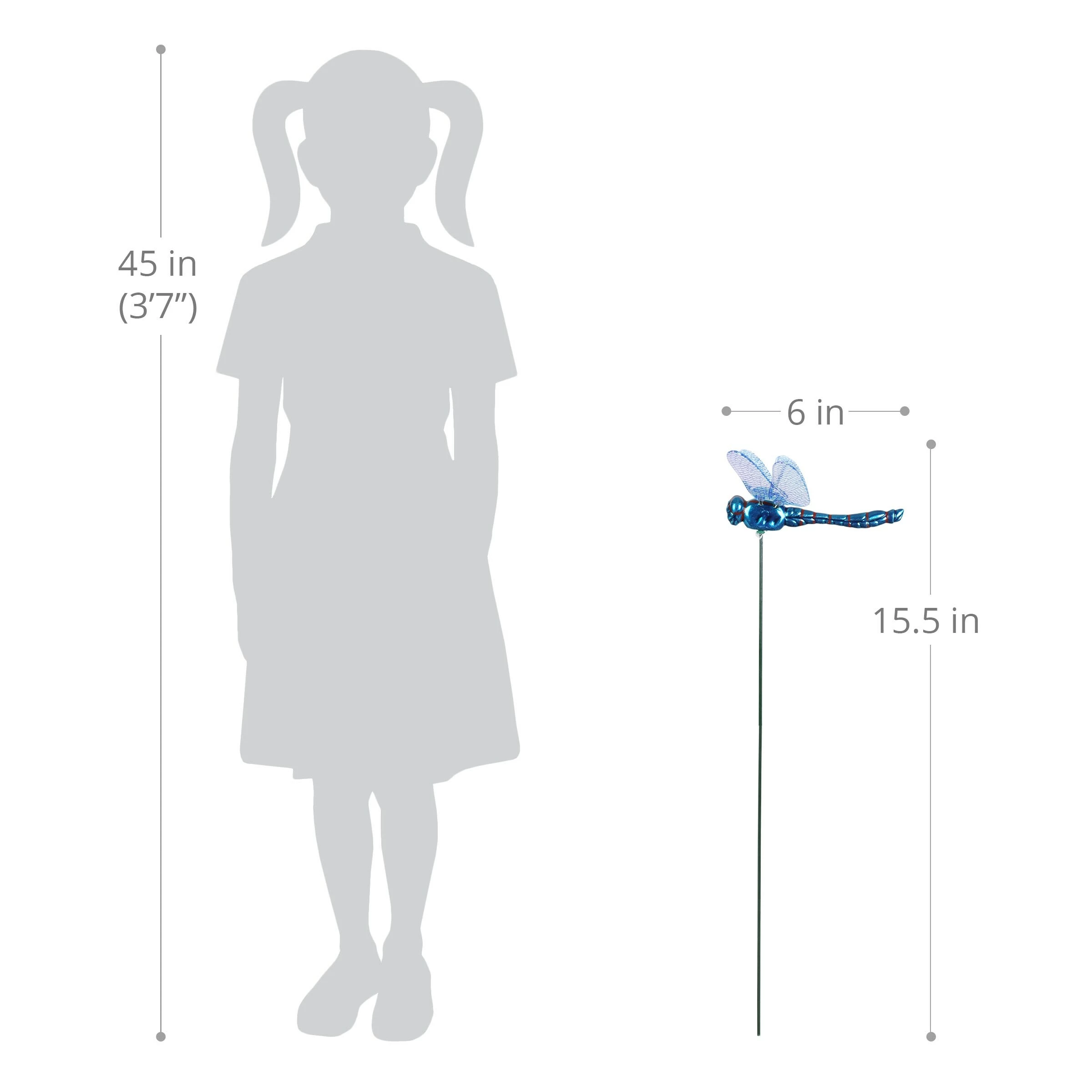 Cheap 𧨠Best Sale π₯ Exhart Six Piece 4" WindyWings Dragonfly Plant Stake Assortment, 6 X 4 X 15.5 Inches π π€© - Image 3