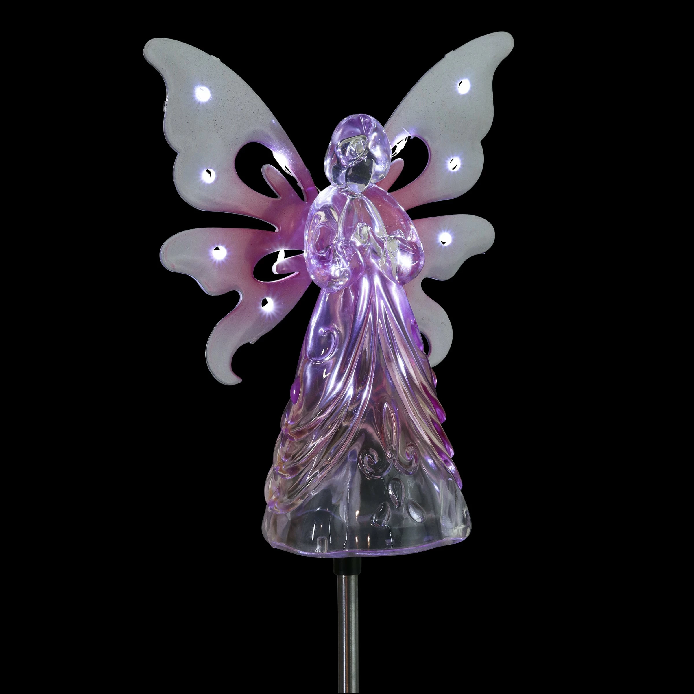 Budget β€οΈ Cheapest π₯° Exhart Solar Acrylic Angel Stake With 13 LEDs, 6 Inch Body Size π βοΈ - Image 13