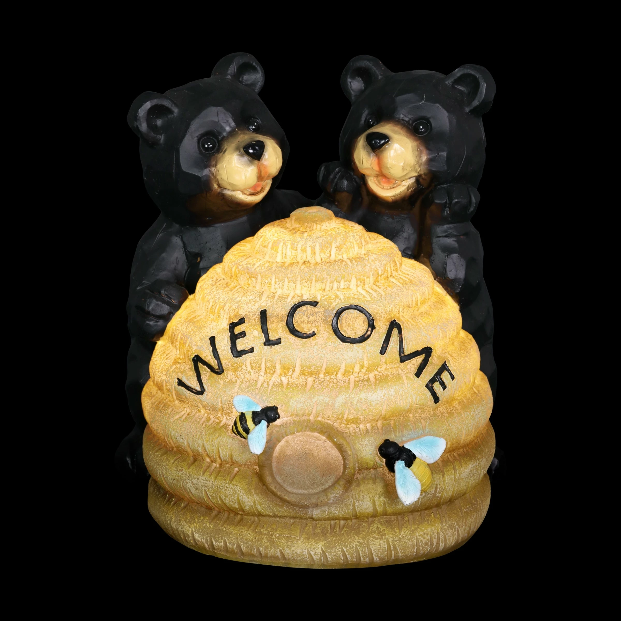 Hot Sale βοΈ Best Pirce π Exhart Solar Bears And Welcome Hive Statuary, 7 Inch β¨ π₯° - Image 10