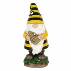 Best Sale 👍 Cheapest 😍 Exhart Solar Beekeeper Garden Gnome With Bee Hive Statuary, 5.5 By 12.5 Inches ✨ ❤️
