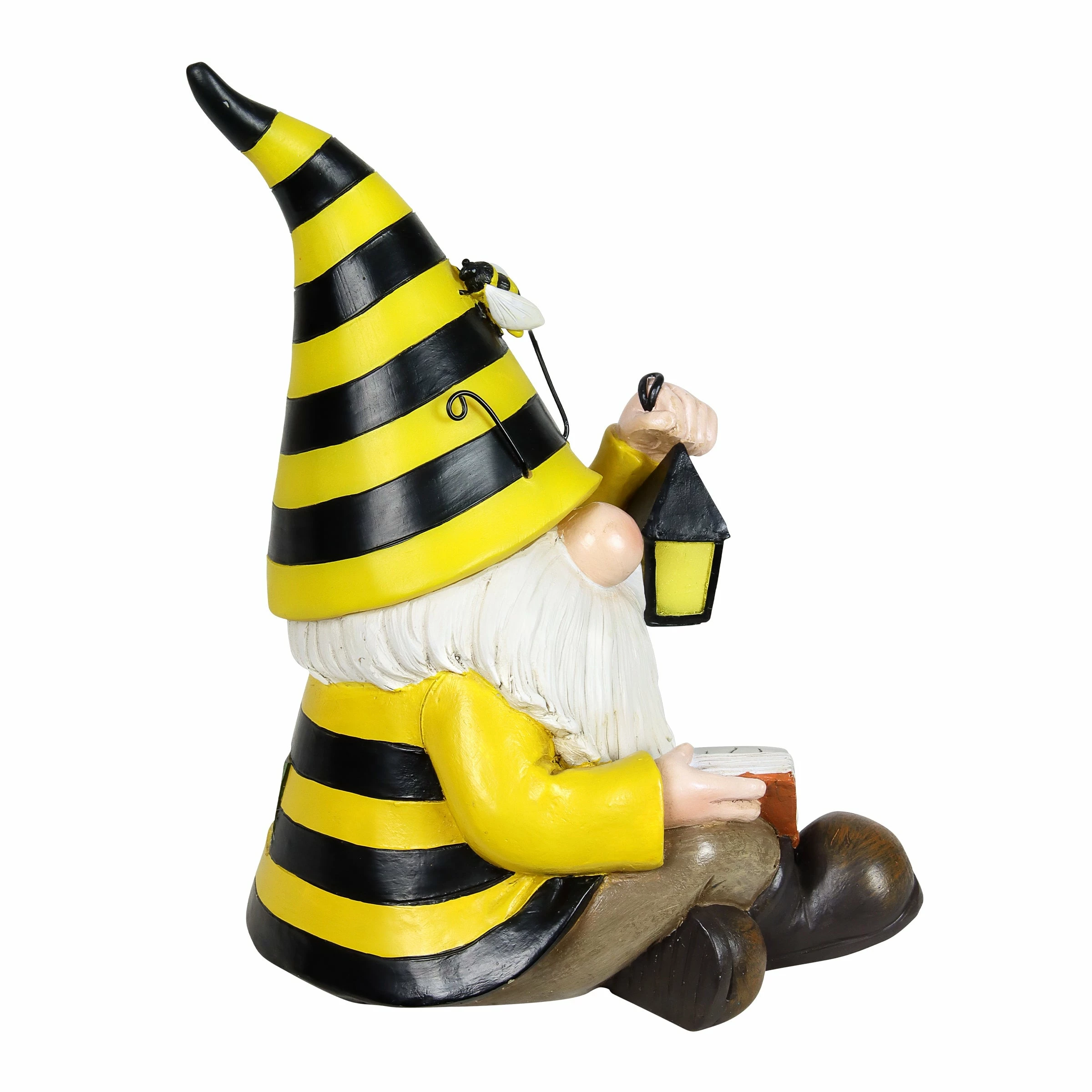 Cheapest 𧨠Cheap 𧨠Exhart Solar Beekeeper Garden Gnome With Book And Lantern Statuary, 5.5 By 9.5 Inches β βοΈ - Image 8