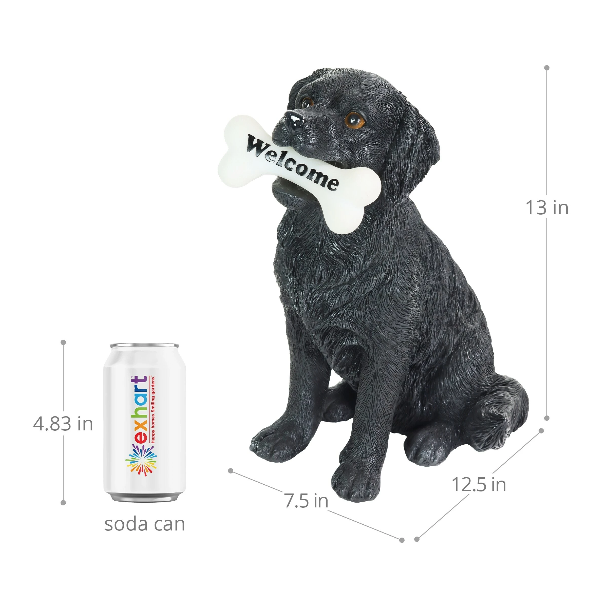 Hot Sale ๐ Best reviews of โค๏ธ Exhart Solar Black Labrador Retriever ๐ฆฎ ๐ถ Dog With LED Welcome Bone Garden Statuary, 14 Inch Tall ๐ ๐ 6 Hot Sale ๐ Best reviews of โค๏ธ Exhart Solar Black Labrador Retriever ๐ฆฎ ๐ถ Dog With LED Welcome Bone Garden Statuary, 14 Inch Tall ๐ ๐ - Image 4
