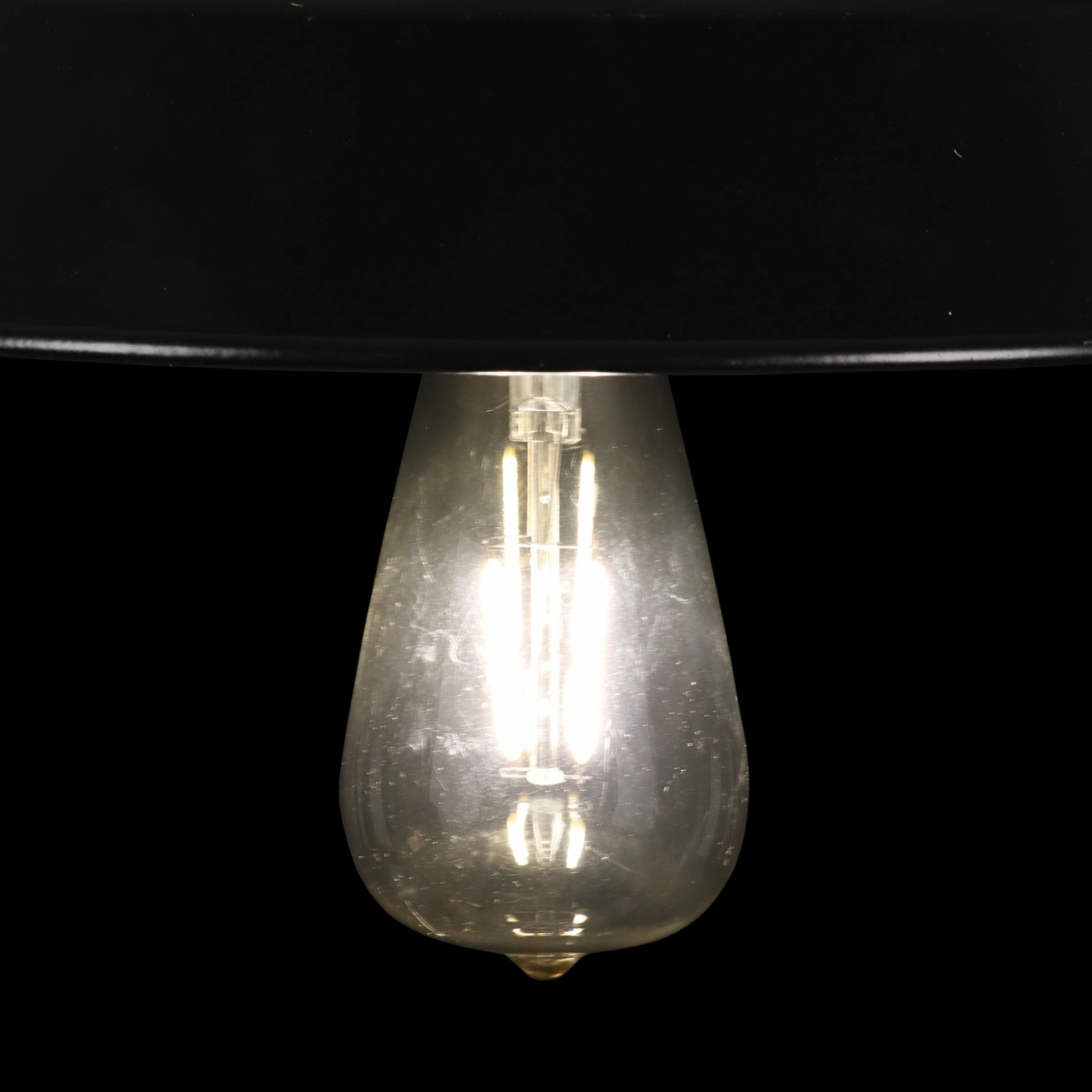 Hot Sale π€© Budget π Exhart Solar Black Metal Retro Industrial Hanging Light, 11.5 By 29.5 Inches π π - Image 5