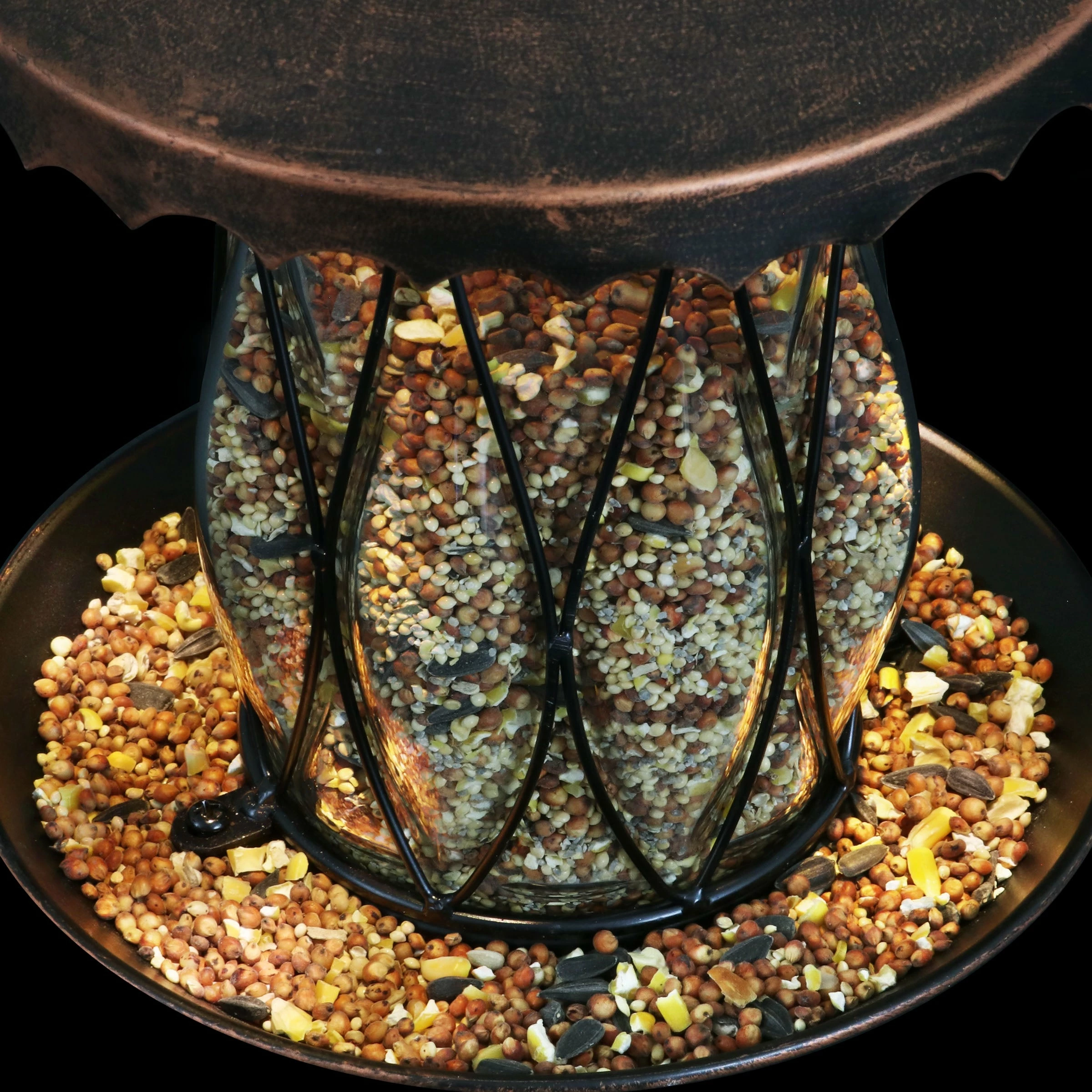 Best Pirce βοΈ Coupon π Exhart Solar Bronze Bird Feeder In Clear Diamond Glass Pattern With Four LED Lights π π 12 Best Pirce βοΈ Coupon π Exhart Solar Bronze Bird Feeder In Clear Diamond Glass Pattern With Four LED Lights π π - Image 10