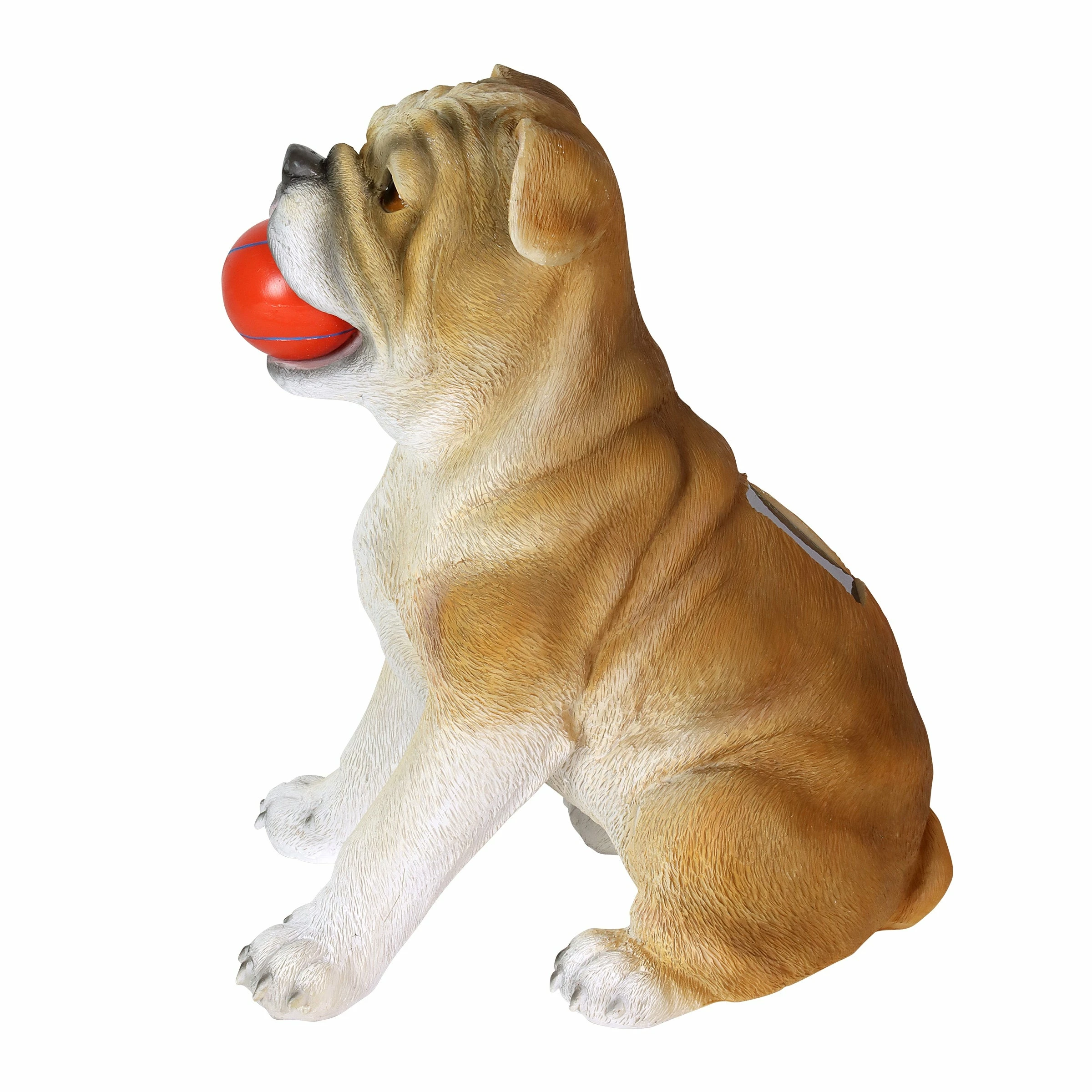 Hot Sale β€οΈ Best deal π Exhart Solar Bulldog With LED Red Ball Garden Statuary, 13 Inch Tall π― βοΈ - Image 8