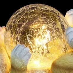 Coupon 🌟 Discount 😉 Exhart Solar Cat Playing With LED Crackle Ball Garden Statuary, 10.5 By 7.5 Inches 🌟 ✨ -Exhart Shop Exhart Solar Cat Playing with LED Crackle Ball Garden Statuary2C 10.5 by 7.5 Inches 6