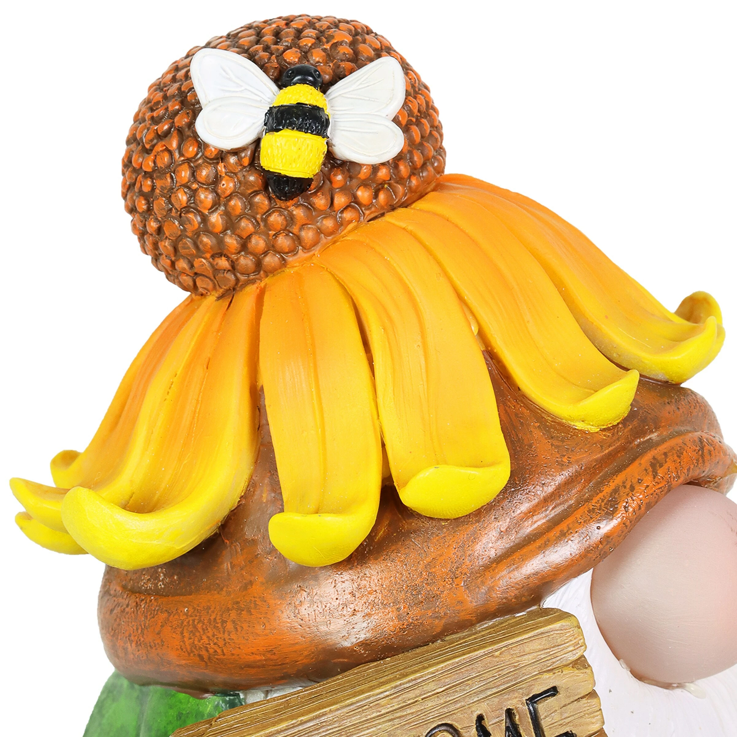 Discount π Wholesale π₯° Exhart Solar Color Changing Glow Nose Garden Gnome Statue With A Sunflower Hat And Welcome Sign, 5.5 By 7.5 Inches β€οΈ 𧨠7 Discount π Wholesale π₯° Exhart Solar Color Changing Glow Nose Garden Gnome Statue With A Sunflower Hat And Welcome Sign, 5.5 By 7.5 Inches β€οΈ 𧨠- Image 5
