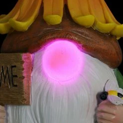 Discount π Wholesale π₯° Exhart Solar Color Changing Glow Nose Garden Gnome Statue With A Sunflower Hat And Welcome Sign, 5.5 By 7.5 Inches β€οΈ 𧨠20 Discount π Wholesale π₯° Exhart Solar Color Changing Glow Nose Garden Gnome Statue With A Sunflower Hat And Welcome Sign, 5.5 By 7.5 Inches β€οΈ 𧨠-Exhart Shop Exhart Solar Color Changing Glow Nose Garden Gnome Statue with a Sunflower Hat and Welcome Sign2C 5.5 by 7.5 Inches 7