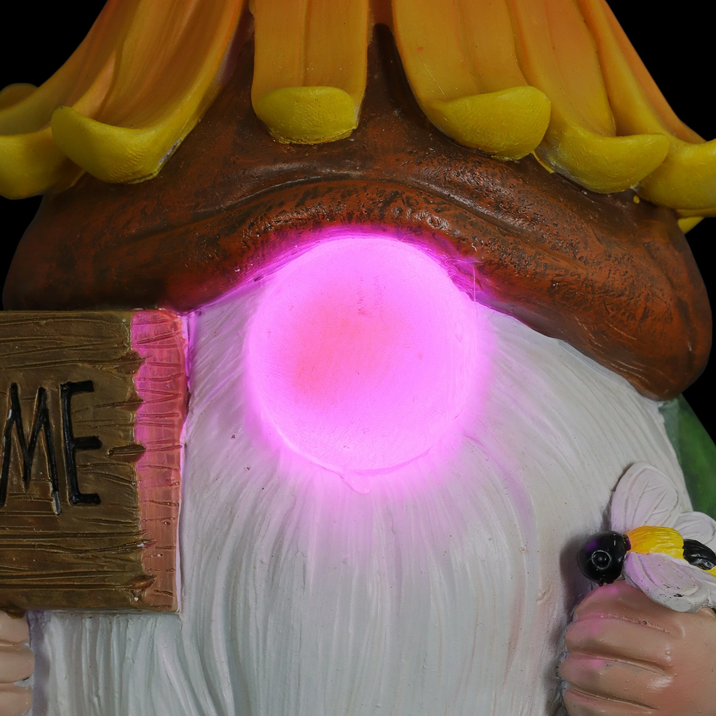 Discount π Wholesale π₯° Exhart Solar Color Changing Glow Nose Garden Gnome Statue With A Sunflower Hat And Welcome Sign, 5.5 By 7.5 Inches β€οΈ 𧨠10 Discount π Wholesale π₯° Exhart Solar Color Changing Glow Nose Garden Gnome Statue With A Sunflower Hat And Welcome Sign, 5.5 By 7.5 Inches β€οΈ 𧨠- Image 8