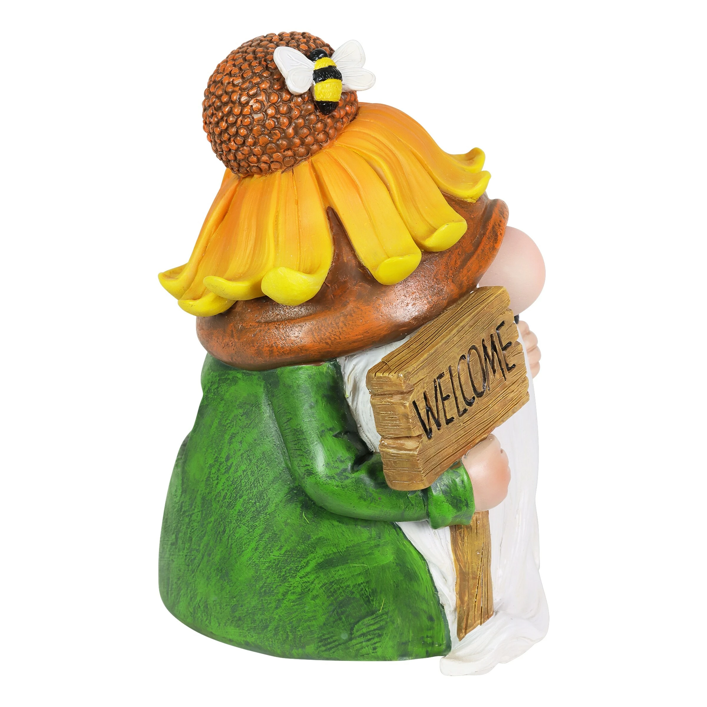Discount π Wholesale π₯° Exhart Solar Color Changing Glow Nose Garden Gnome Statue With A Sunflower Hat And Welcome Sign, 5.5 By 7.5 Inches β€οΈ 𧨠11 Discount π Wholesale π₯° Exhart Solar Color Changing Glow Nose Garden Gnome Statue With A Sunflower Hat And Welcome Sign, 5.5 By 7.5 Inches β€οΈ 𧨠- Image 9