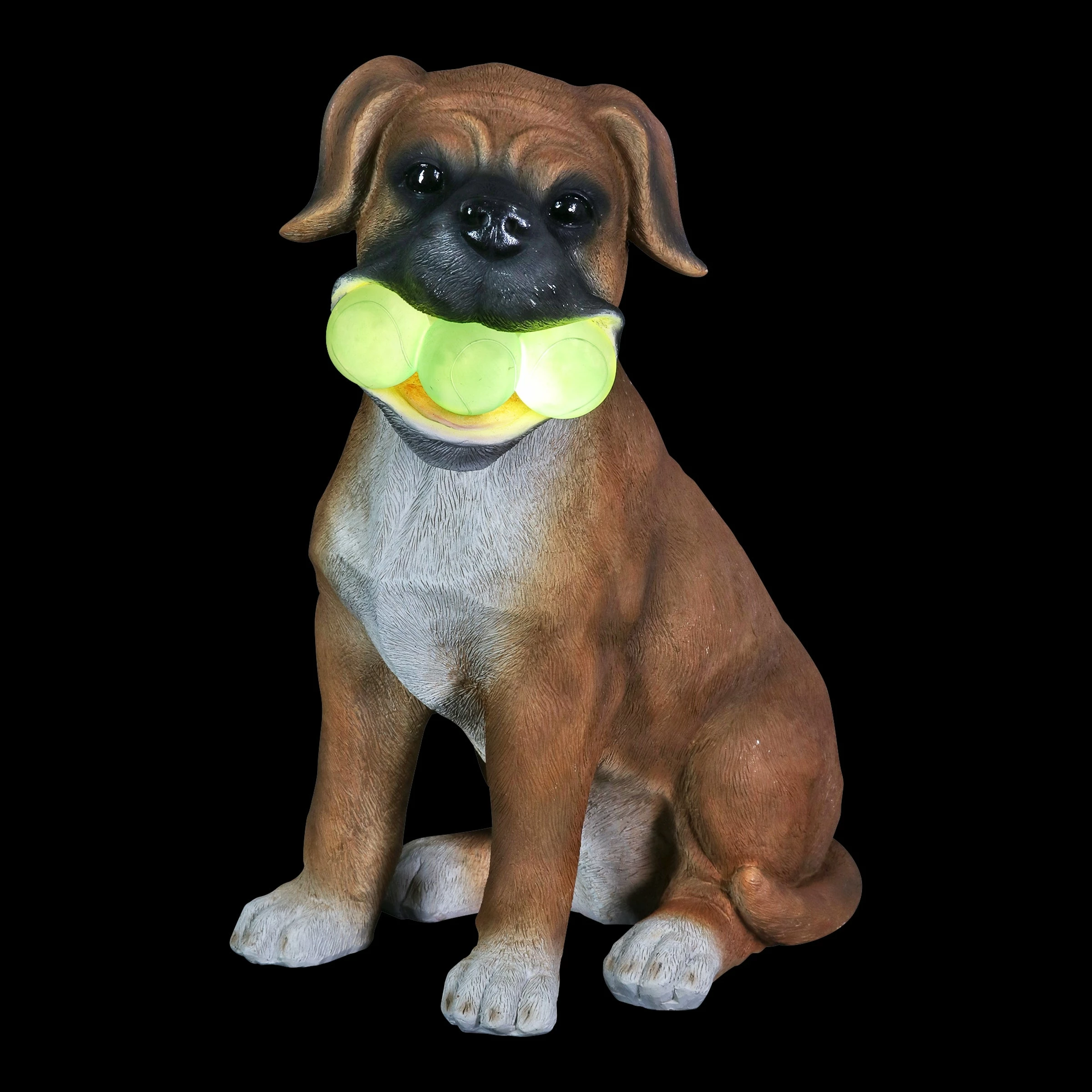 Best Sale ๐ Brand new ๐ Exhart Solar ๐ถ ๐ Dog With LED Tennis Balls Garden Statuary, 14 Inch Tall ๐ ๐ - Image 11