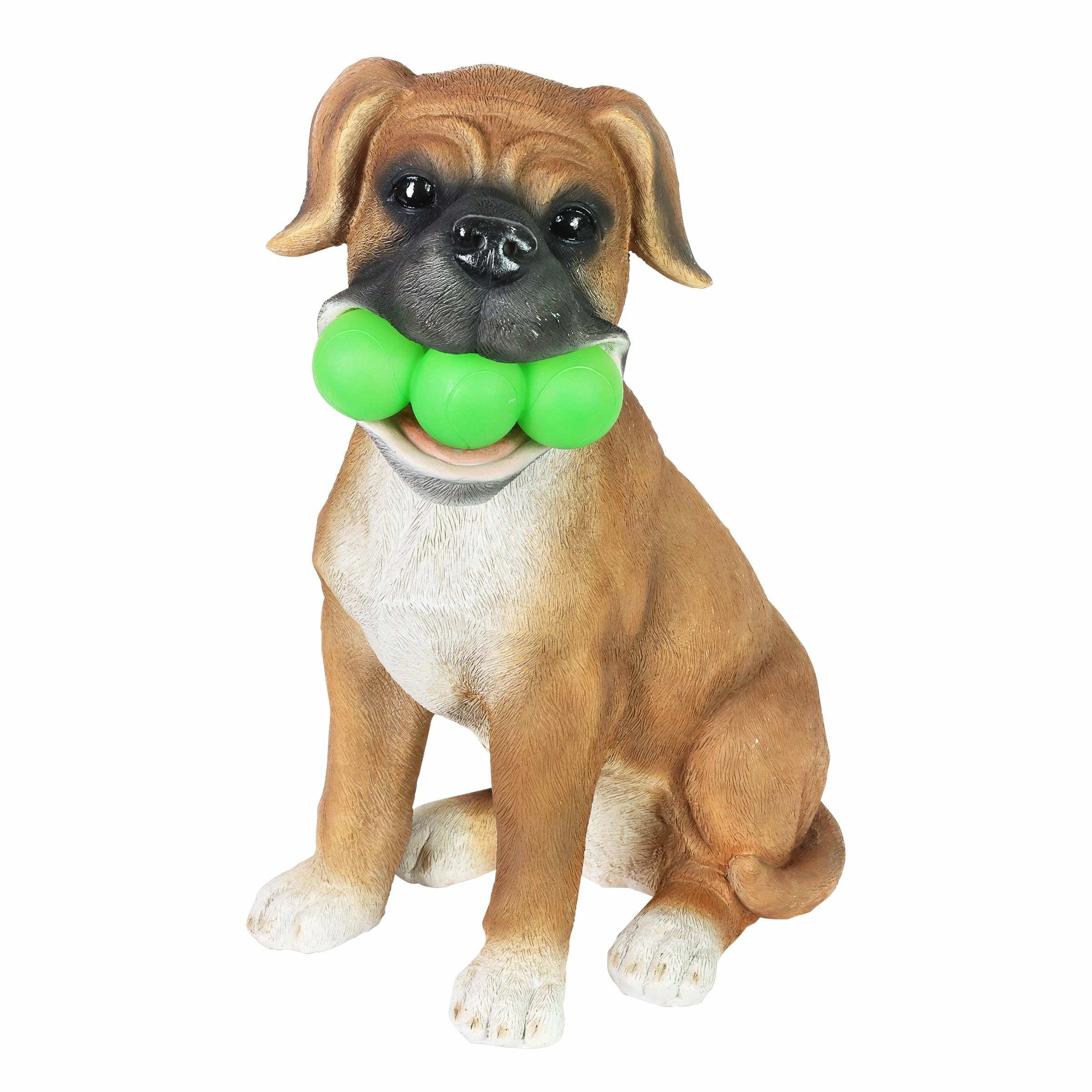 Best Sale ๐ Brand new ๐ Exhart Solar ๐ถ ๐ Dog With LED Tennis Balls Garden Statuary, 14 Inch Tall ๐ ๐