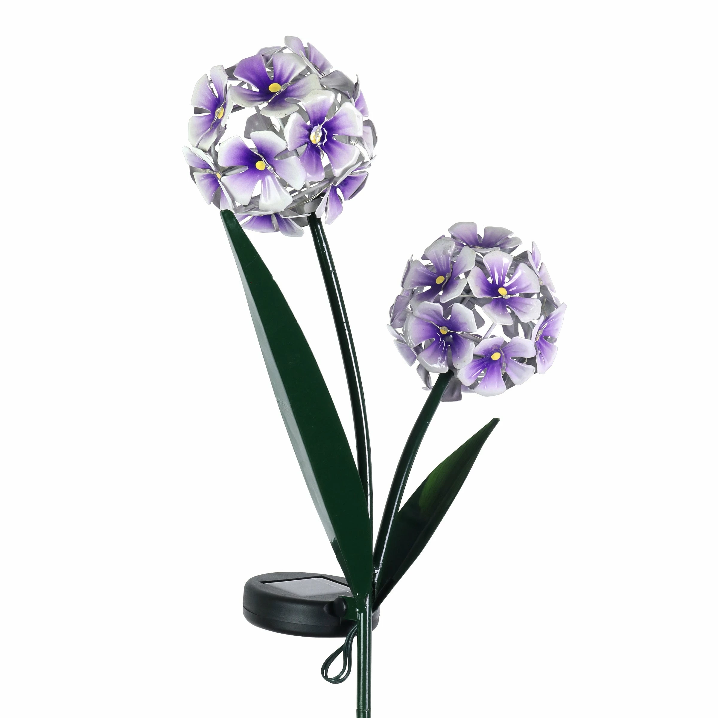 Wholesale π Cheapest β Exhart Solar Double Hydrangea Metal Garden Stake With Thirty-Four LED Lights, 7 By 29 Inches Purple π π - Image 6