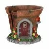 Best Pirce ✔️ Best Pirce 🎉 Exhart Solar Fairy House Flower Pot Garden Statue, 8 By 7 Inches 🤩 😉