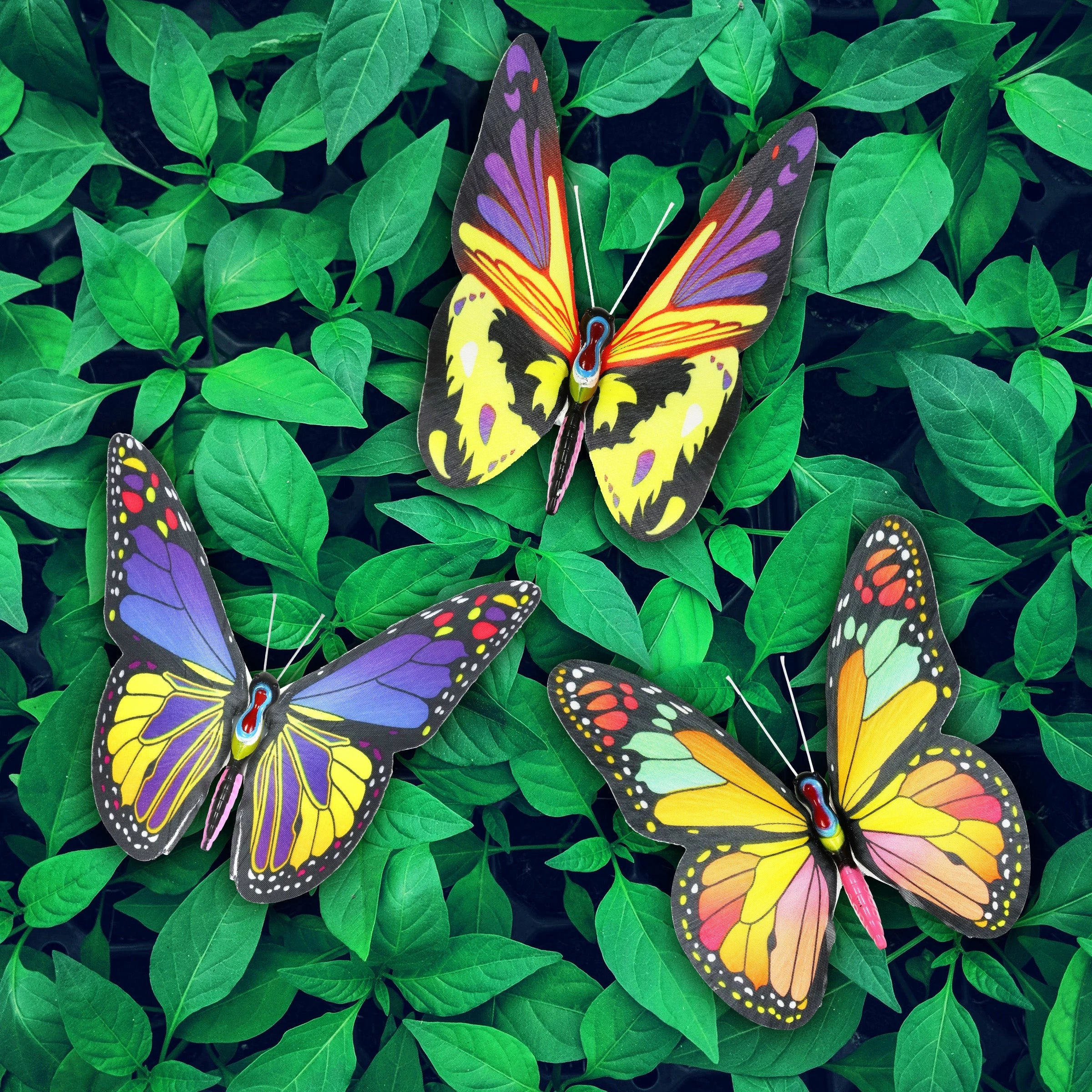 Best deal π Coupon π Exhart Solar Fiber Optic Butterfly Garden Stake With LED Stake, 5 By 24 Inches β π - Image 11