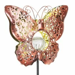 Budget π Promo π Exhart Solar Fleur De Lis Filigree Metal Butterfly Stake With Glass Crackle Ball Center In Bronze, 11.5 By 39 Inches βοΈ π― 15 Budget π Promo π Exhart Solar Fleur De Lis Filigree Metal Butterfly Stake With Glass Crackle Ball Center In Bronze, 11.5 By 39 Inches βοΈ π― -Exhart Shop Exhart Solar Fleur de Lis Filigree Metal Butterfly Stake with Glass Crackle Ball Center in Bronze2C 11.5 by 39 Inches 5