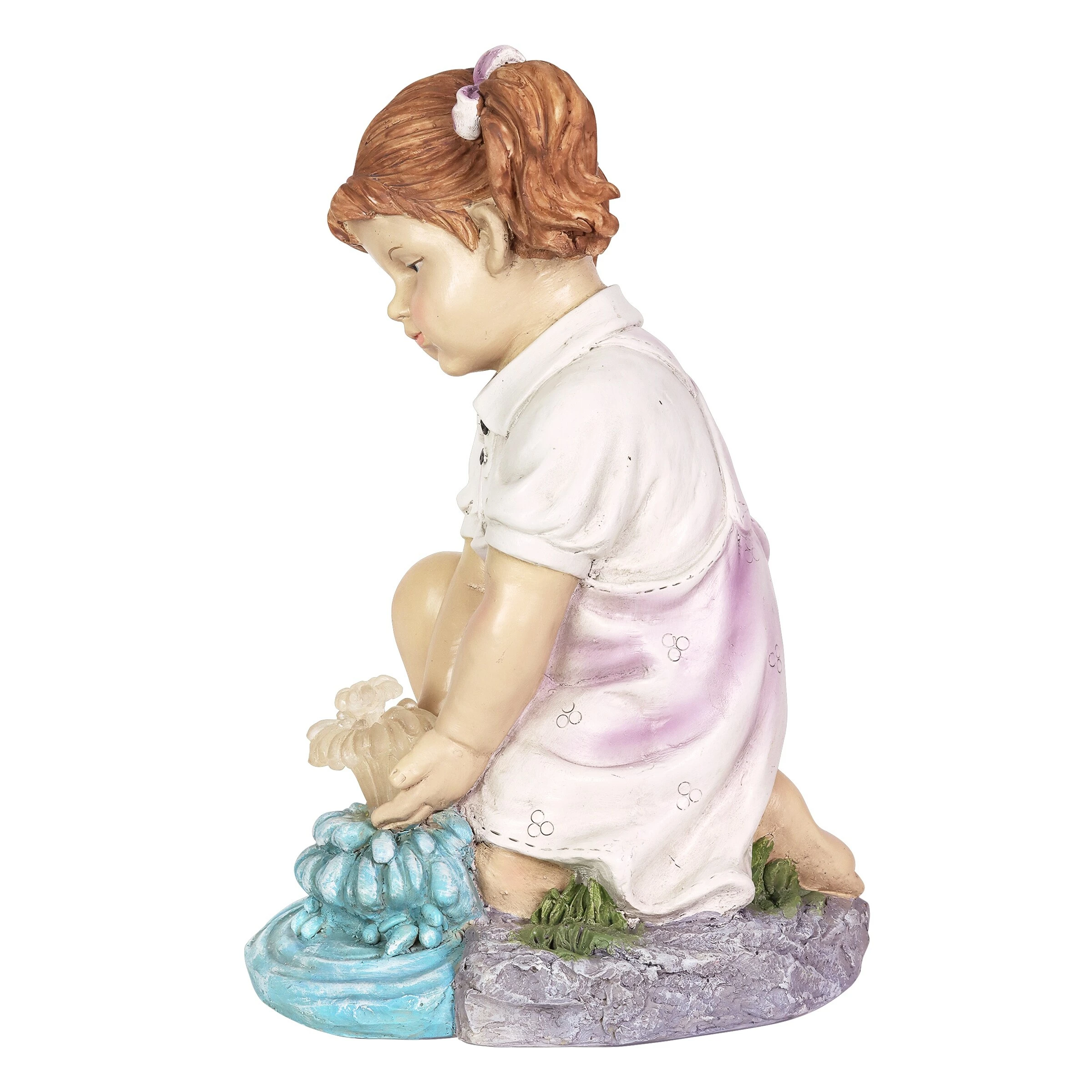 Wholesale π Brand new β€οΈ Exhart Solar Girl Playing With LED Water Form Garden Statuary, 13 Inches Tall π§¨ π€© - Image 9