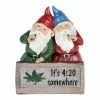 Coupon 🔔 Best deal 🧨 Exhart Solar Good Time Bud Buddies Marijuana Smoking Gnomes On A LED It's 420 Somewhere Sign Garden Statue 😉 🎁