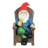 Best reviews of 🌟 Cheap 😉 Exhart Solar Good Time Drinking Danny Gnome In Adirondack Chair Garden Statuary, 8.5 By 10.5 Inches 👏 🎉