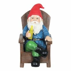 Best reviews of 🌟 Cheap 😉 Exhart Solar Good Time Drinking Danny Gnome In Adirondack Chair Garden Statuary, 8.5 By 10.5 Inches 👏 🎉