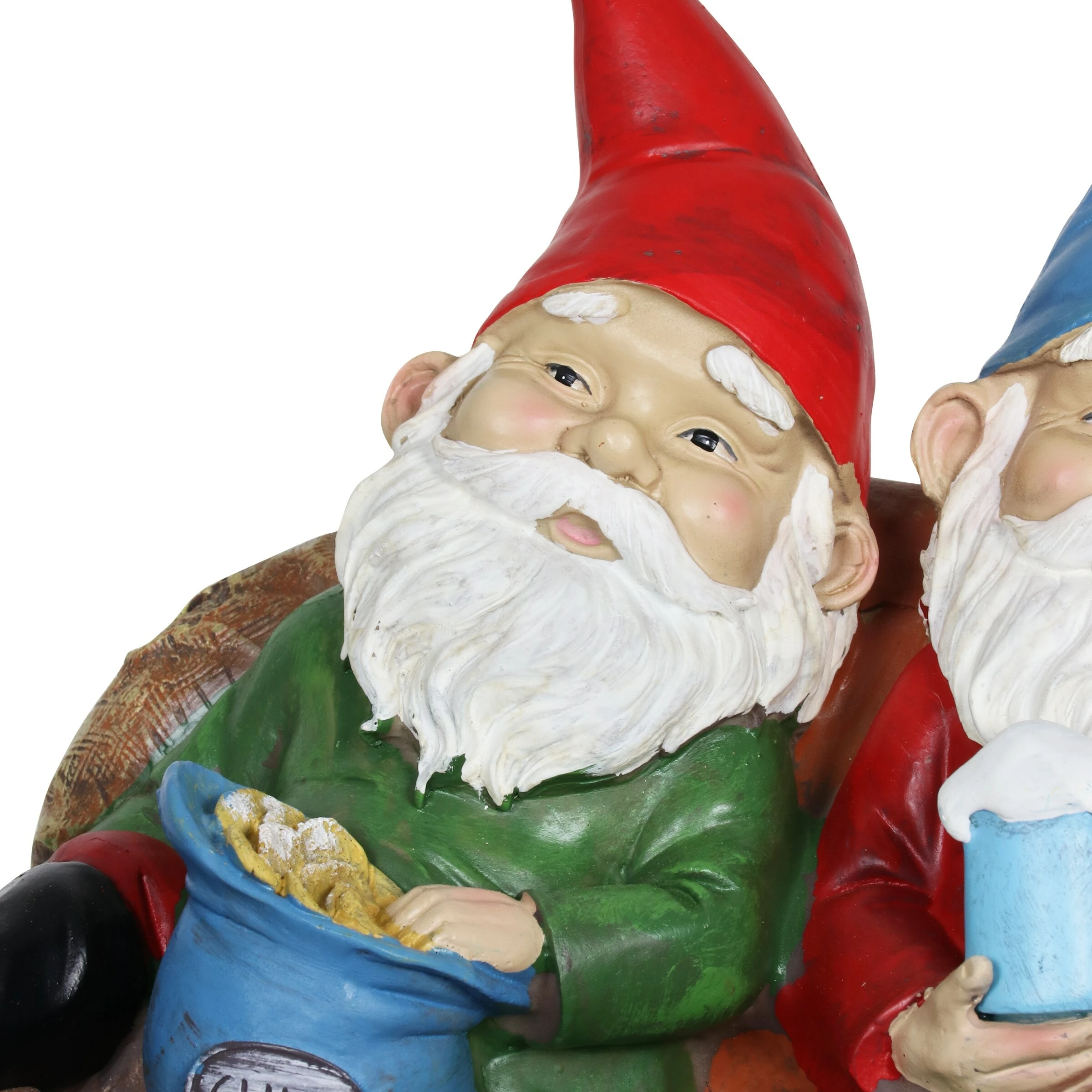 New β€οΈ Hot Sale π Exhart Solar Good Time Lazy Couch Potato Gnomes Eating Chips And Drinking Beer Garden Statue, 10 Inch π€© β 7 New β€οΈ Hot Sale π Exhart Solar Good Time Lazy Couch Potato Gnomes Eating Chips And Drinking Beer Garden Statue, 10 Inch π€© β - Image 5
