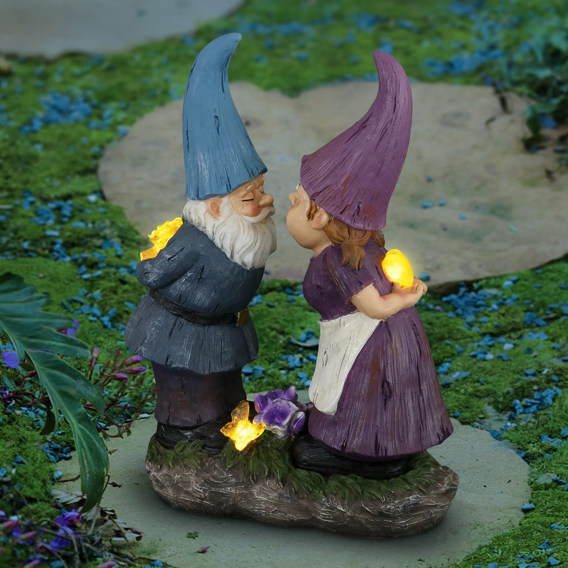 Wholesale β¨ Budget β Exhart Solar Good Time Smooching Gnomes Garden Statue, 15 By 14 Inches 𧨠π - Image 11