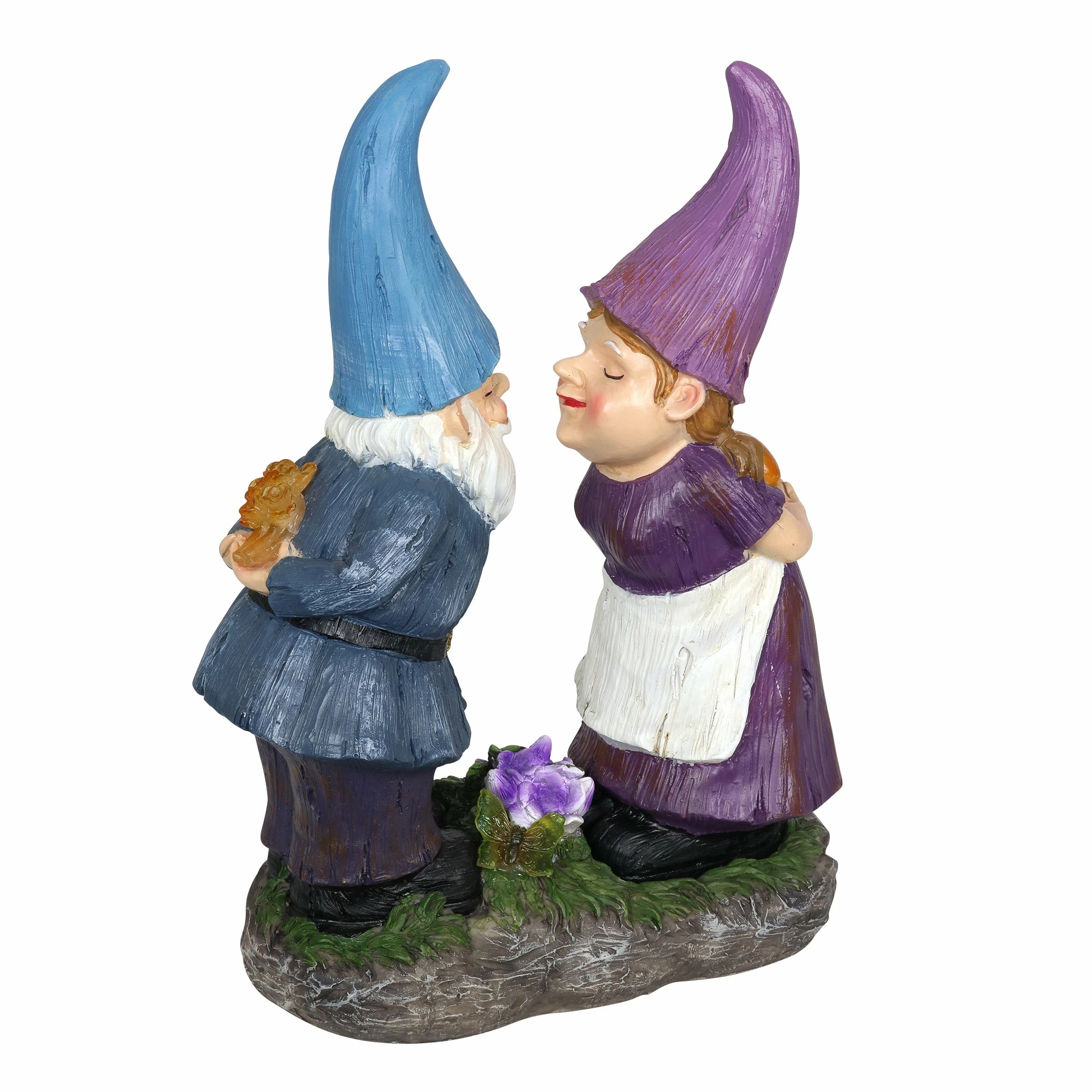 Wholesale β¨ Budget β Exhart Solar Good Time Smooching Gnomes Garden Statue, 15 By 14 Inches 𧨠π - Image 7