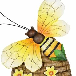 Outlet 𧨠Cheap π₯° Exhart Solar Hand Painted Bee Hive Statuary With LED Flowers, 9 By 12.5 Inch β€οΈ π 16 Outlet 𧨠Cheap π₯° Exhart Solar Hand Painted Bee Hive Statuary With LED Flowers, 9 By 12.5 Inch β€οΈ π -Exhart Shop Exhart Solar Hand Painted Bee Hive Statuary with LED Flowers2C 9 by 12.5 Inch 4