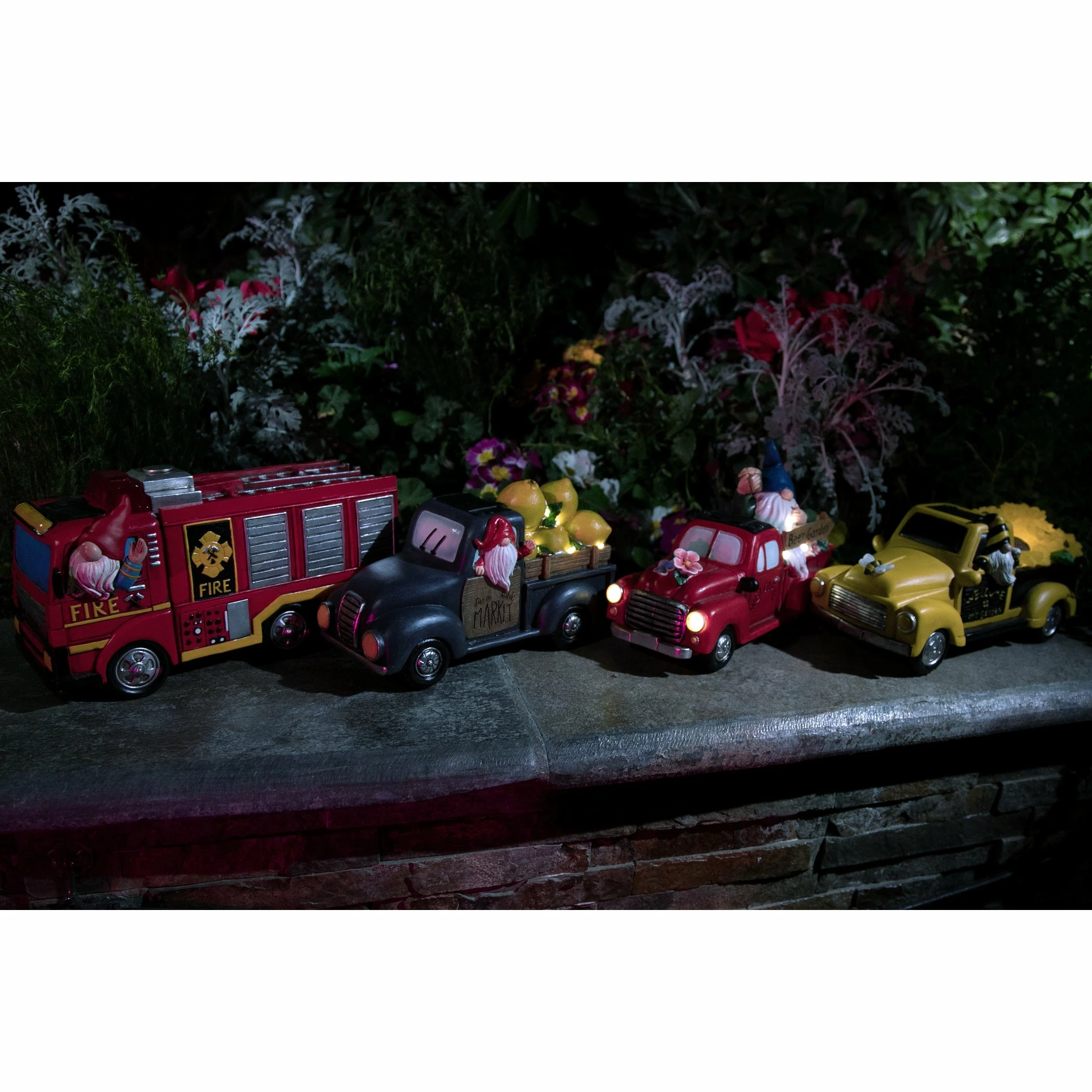 Buy π Coupon βοΈ Exhart Solar Hand Painted Gnome Driving A Farm To Table Lemon Truck Garden Statue, 10 By 6 Inches β π€© - Image 13