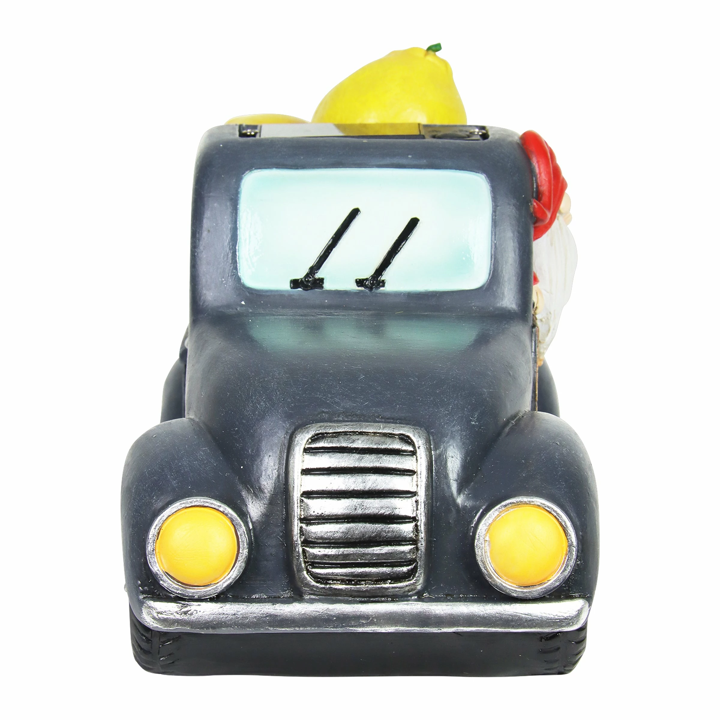 Buy π Coupon βοΈ Exhart Solar Hand Painted Gnome Driving A Farm To Table Lemon Truck Garden Statue, 10 By 6 Inches β π€© - Image 9