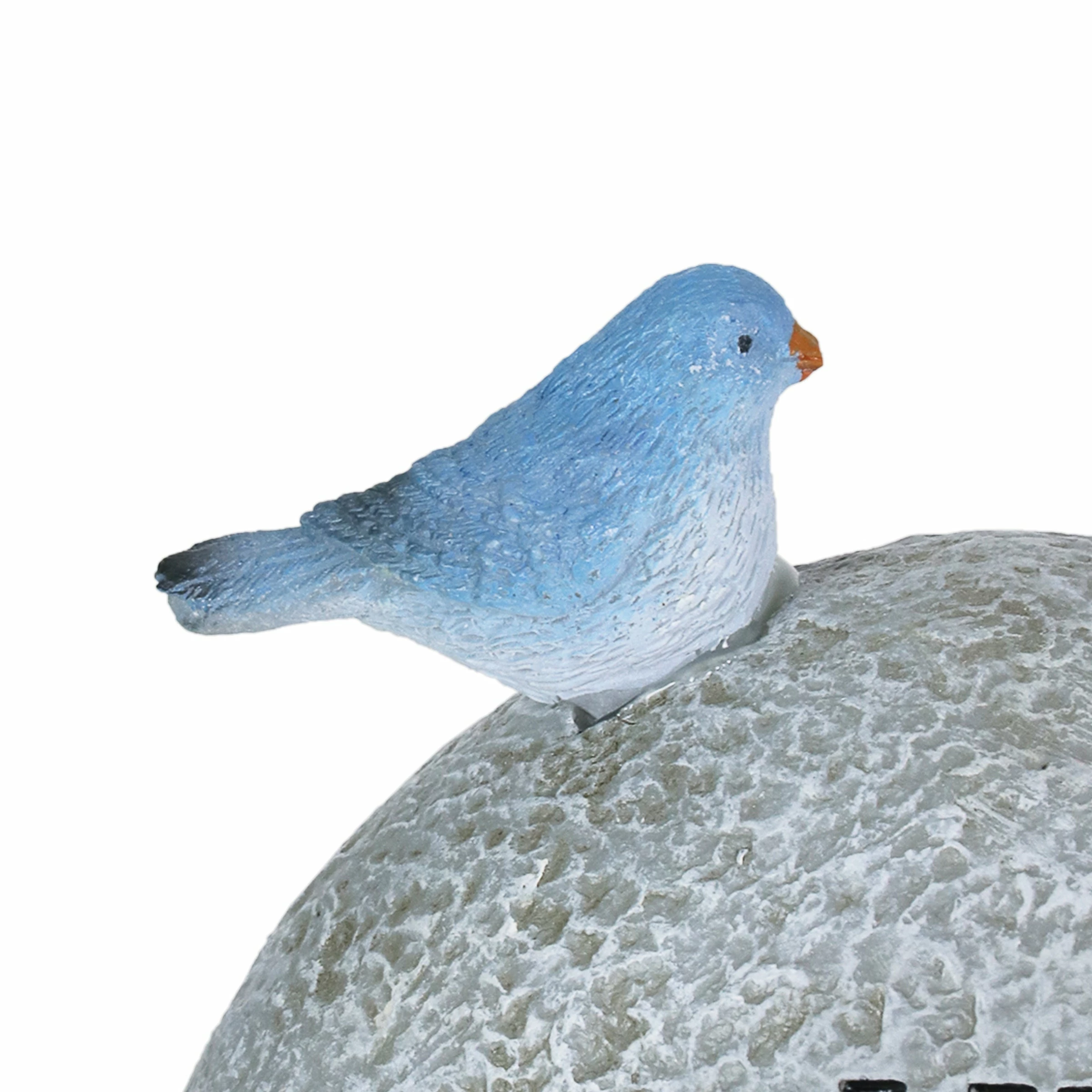 Best Pirce π Hot Sale π Exhart Solar Hand Painted Gnome Inspirational Life Garden Stone Statue With LED Bird, 3 By 5 Inches βοΈ π₯° - Image 10