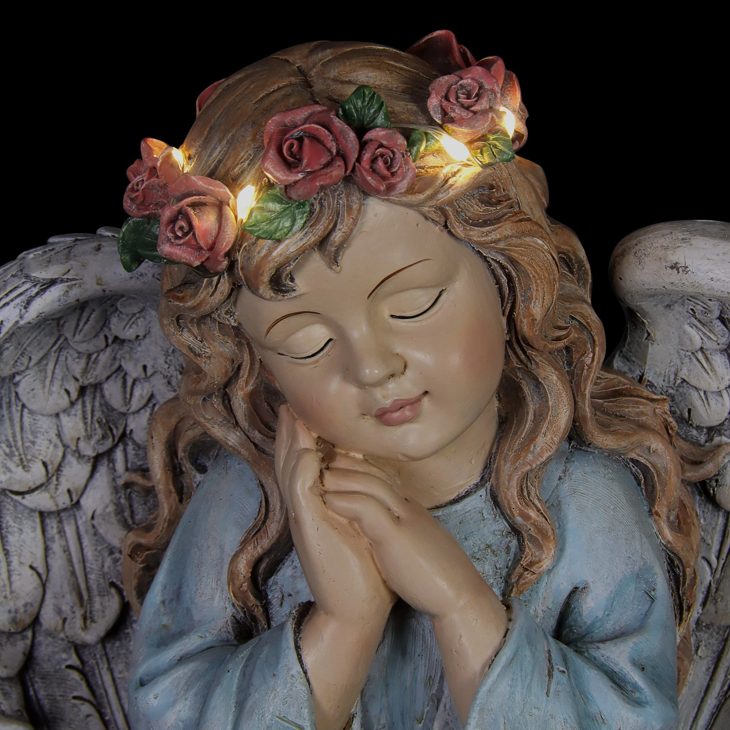Deals ๐งจ Top 10 ๐งจ Exhart Solar Hand Painted Little Girl Angel Garden Statue With LED Flower Garland, 8.5 By 10.5 Inches โค๏ธ โ๏ธ 10 Deals ๐งจ Top 10 ๐งจ Exhart Solar Hand Painted Little Girl Angel Garden Statue With LED Flower Garland, 8.5 By 10.5 Inches โค๏ธ โ๏ธ - Image 8