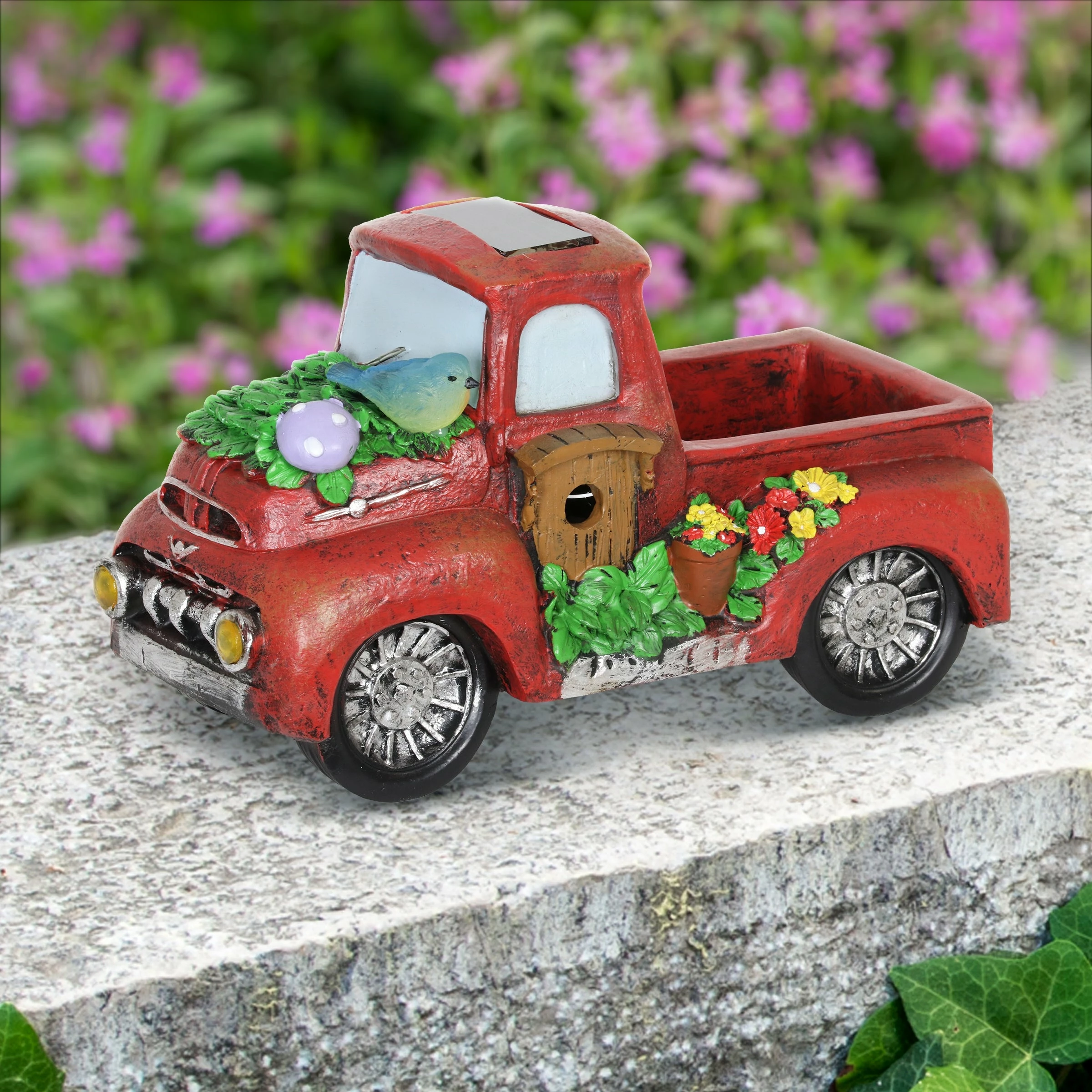 Promo β Discount β Exhart Solar Hand Painted Nostalgic Truck Garden Statue, 11 By 6 Inches π₯° βοΈ 5 Promo β Discount β Exhart Solar Hand Painted Nostalgic Truck Garden Statue, 11 By 6 Inches π₯° βοΈ - Image 3