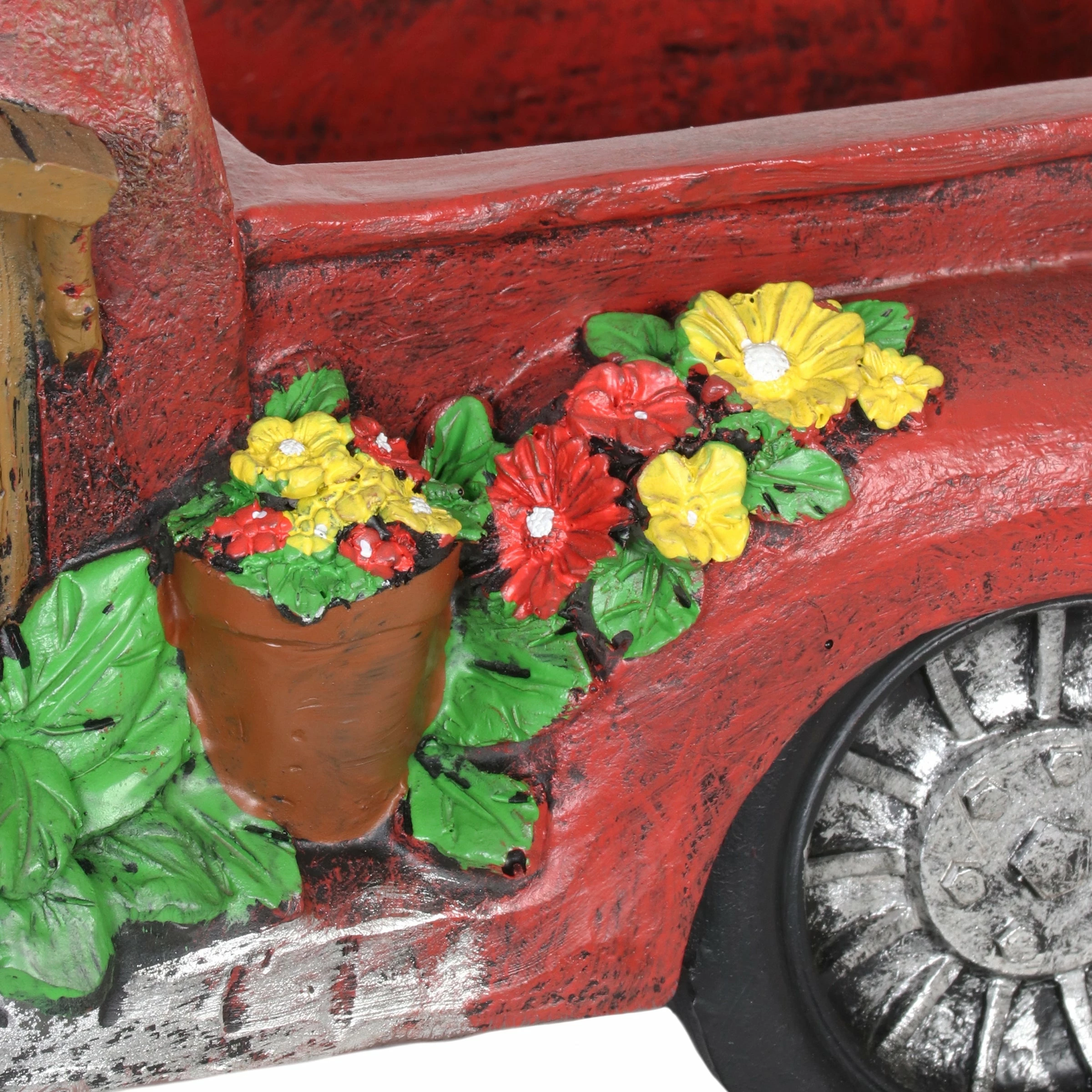 Promo β Discount β Exhart Solar Hand Painted Nostalgic Truck Garden Statue, 11 By 6 Inches π₯° βοΈ 8 Promo β Discount β Exhart Solar Hand Painted Nostalgic Truck Garden Statue, 11 By 6 Inches π₯° βοΈ - Image 6