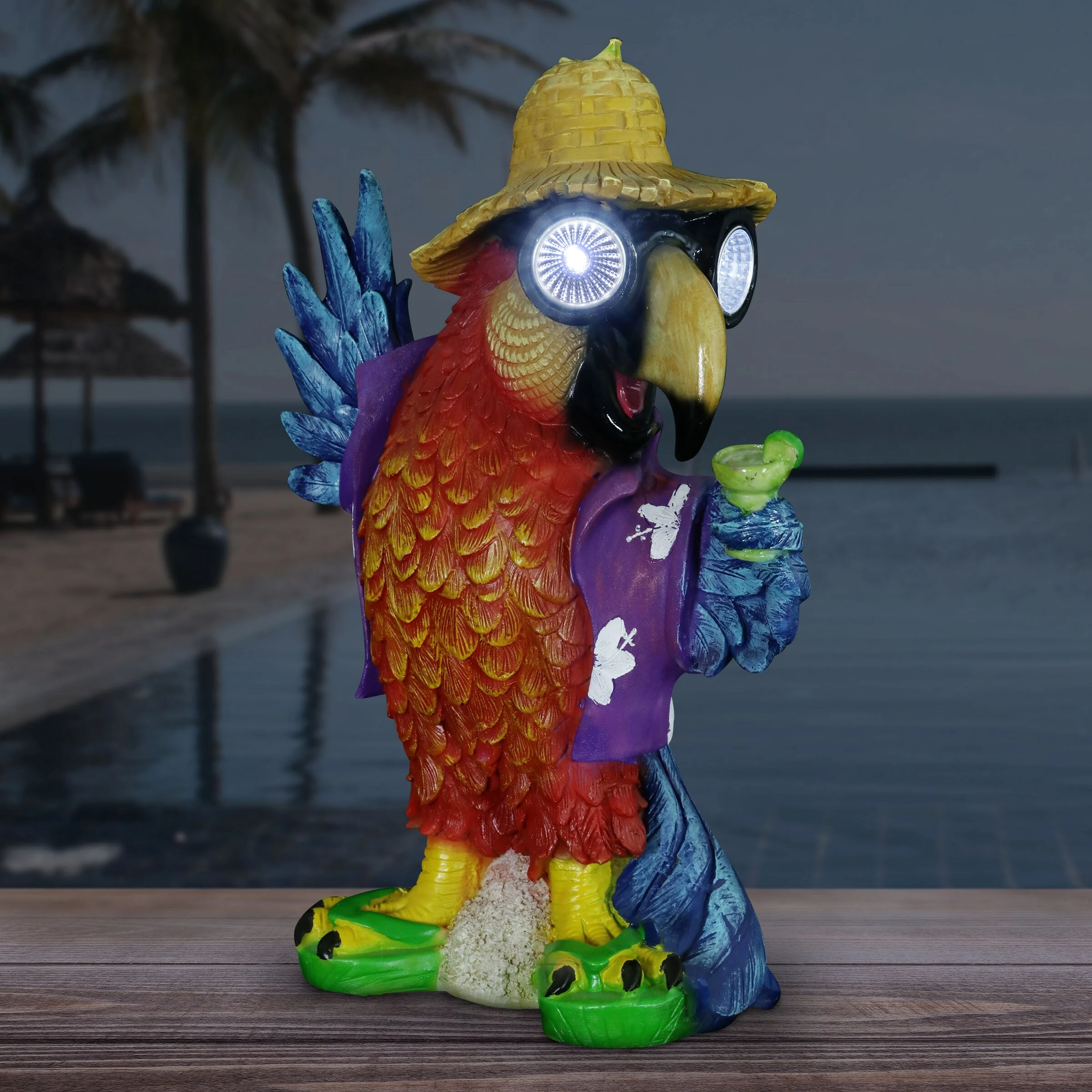 Hot Sale π Wholesale π Exhart Solar Hand Painted Party Parrot Garden Statue, 15 Inch π βοΈ 4 Hot Sale π Wholesale π Exhart Solar Hand Painted Party Parrot Garden Statue, 15 Inch π βοΈ - Image 2